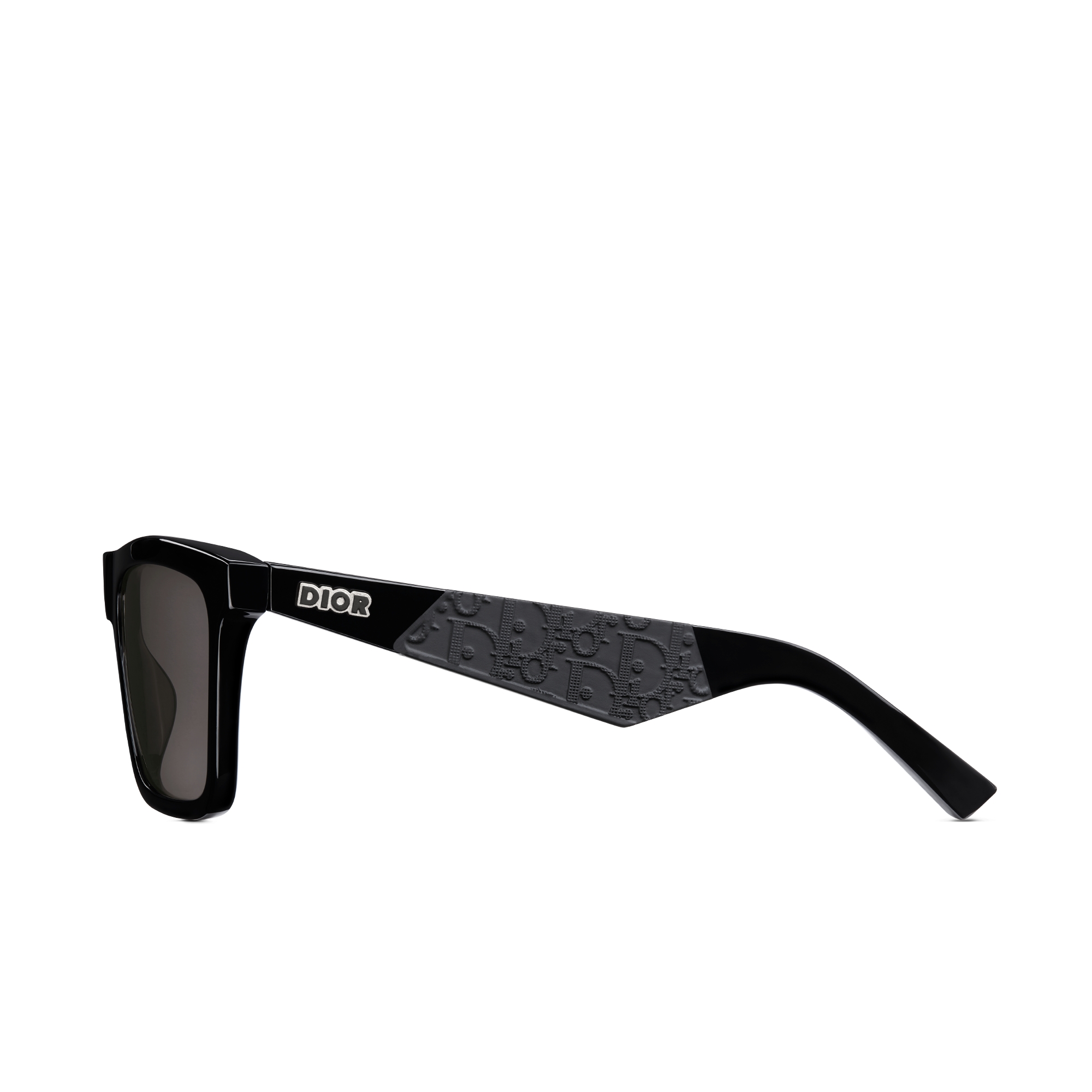 DiorB27 S1I Black Rectangular Sunglasses E02