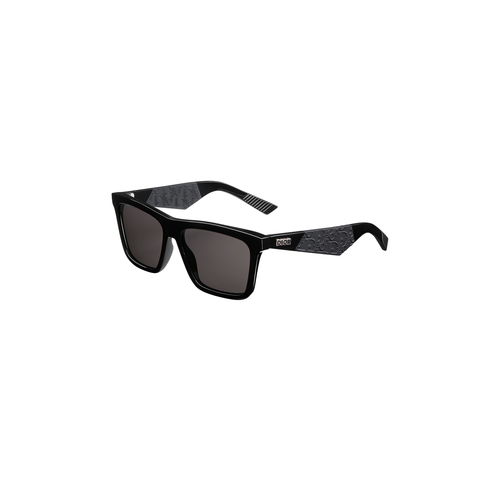 DiorB27 S1I Black Rectangular Sunglasses E03