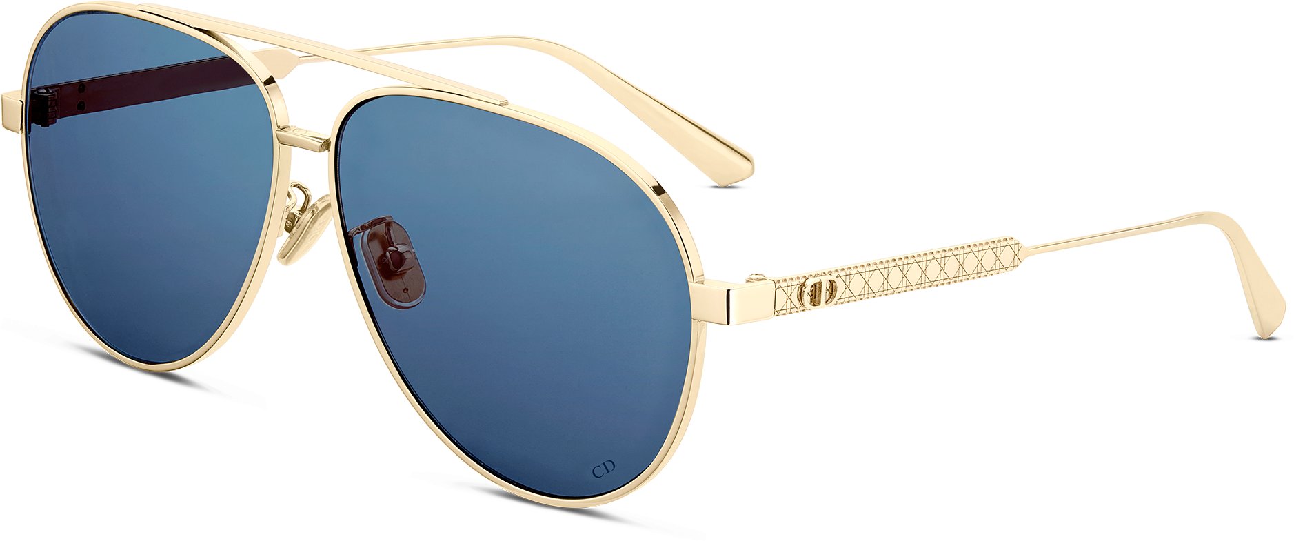 DiorCannage A1U Gradient Brown to Pink Pilot Sunglasses DIOR
