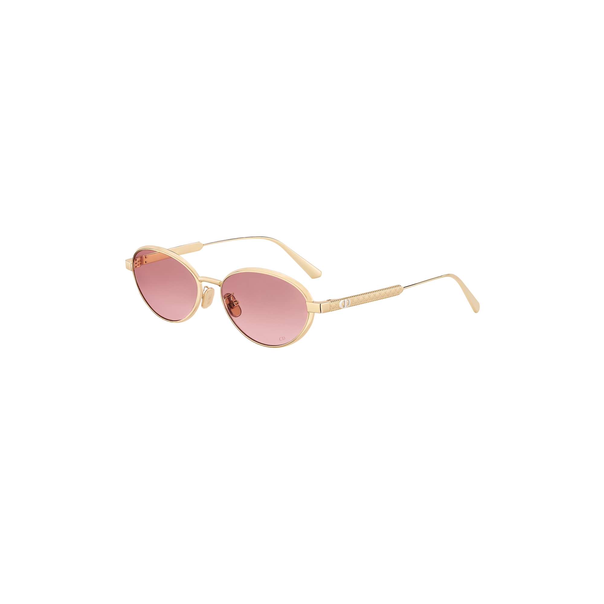  Pink Gradient Oval Sunglasses
