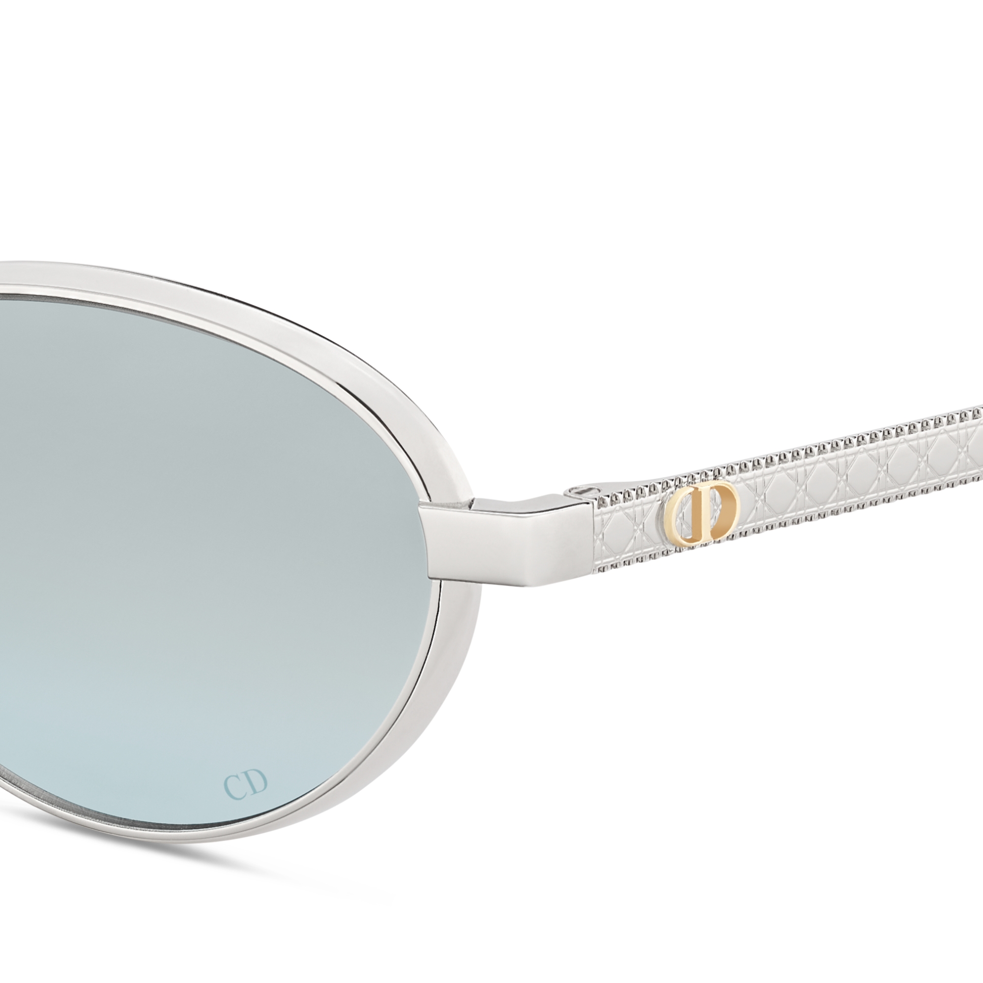 DiorCannage R1U Lunettes de soleil ovales bleu glacier dégradé E09