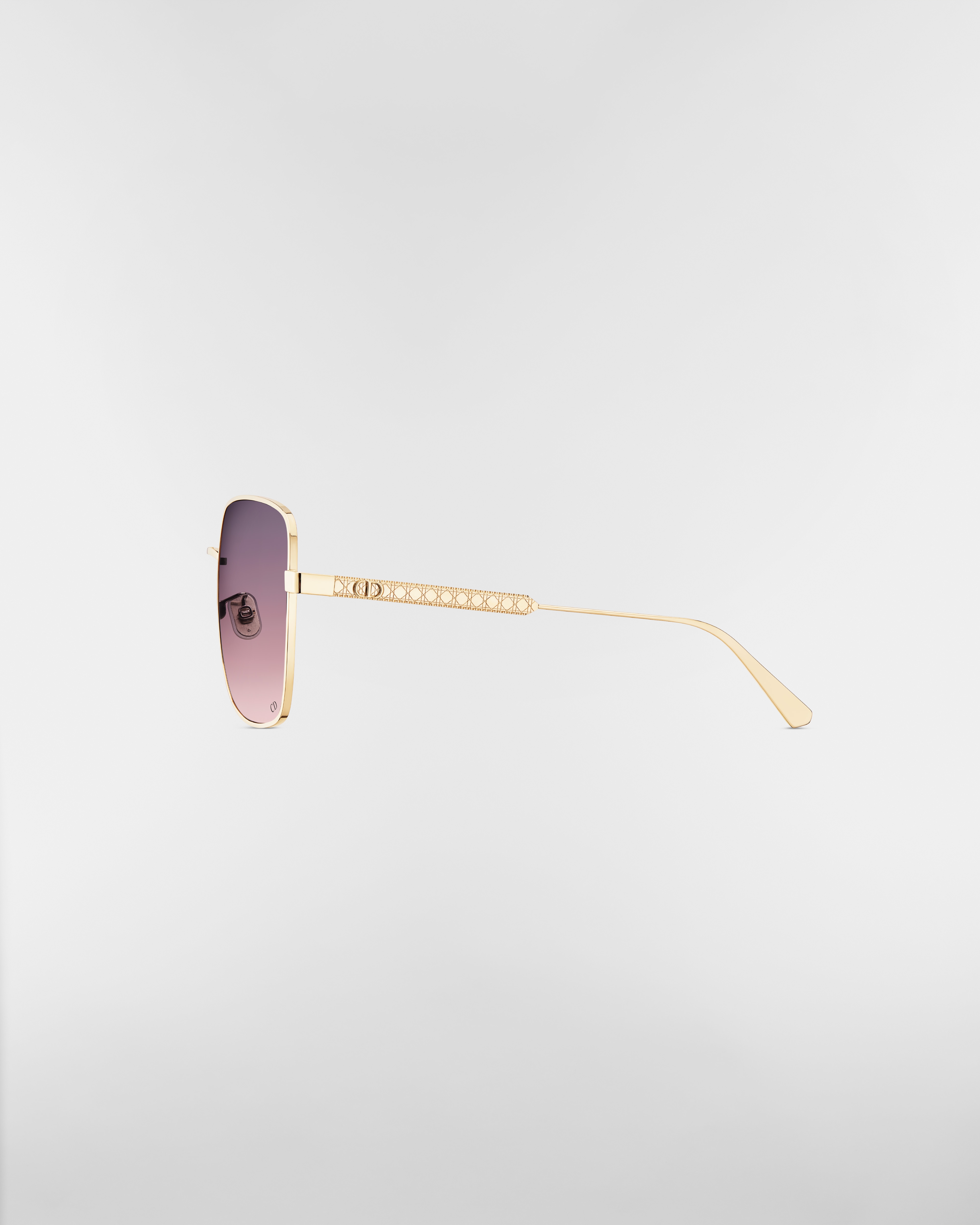 DiorCannage S1U Gradient Purple-to-Pink Square Sunglasses E02