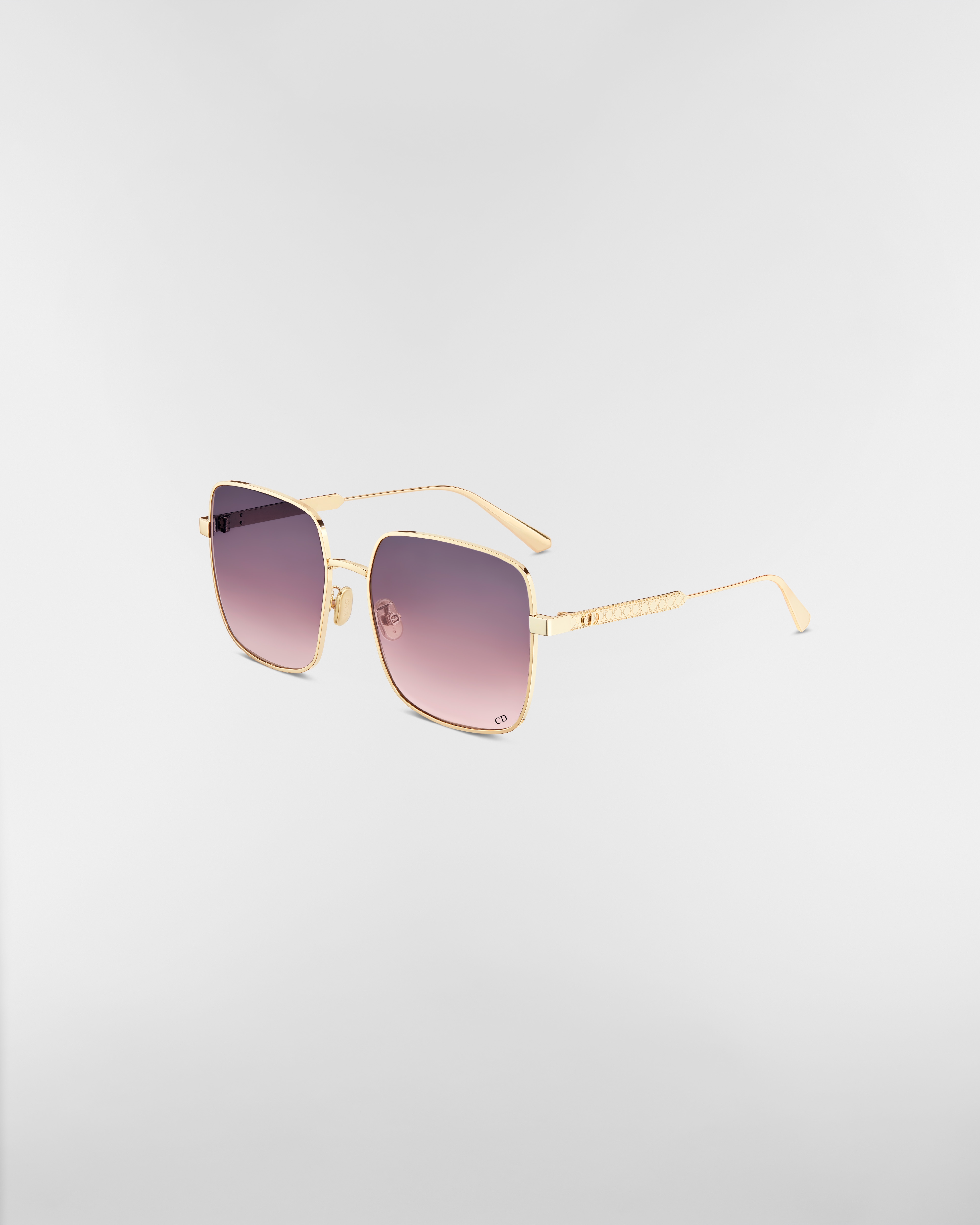 DiorCannage S1U Gradient Purple-to-Pink Square Sunglasses E03
