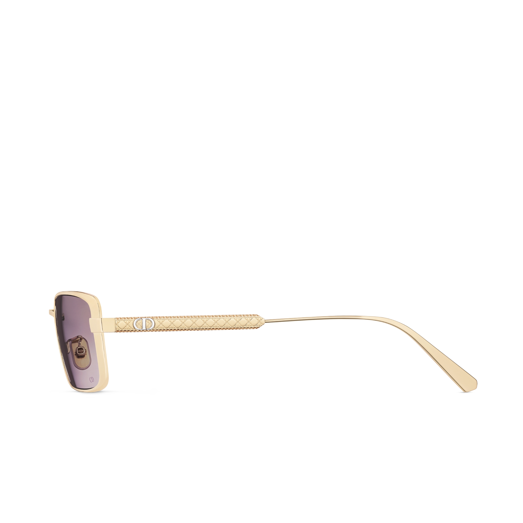 DiorCannage S2U Gradient Purple Rectangular Sunglasses E02