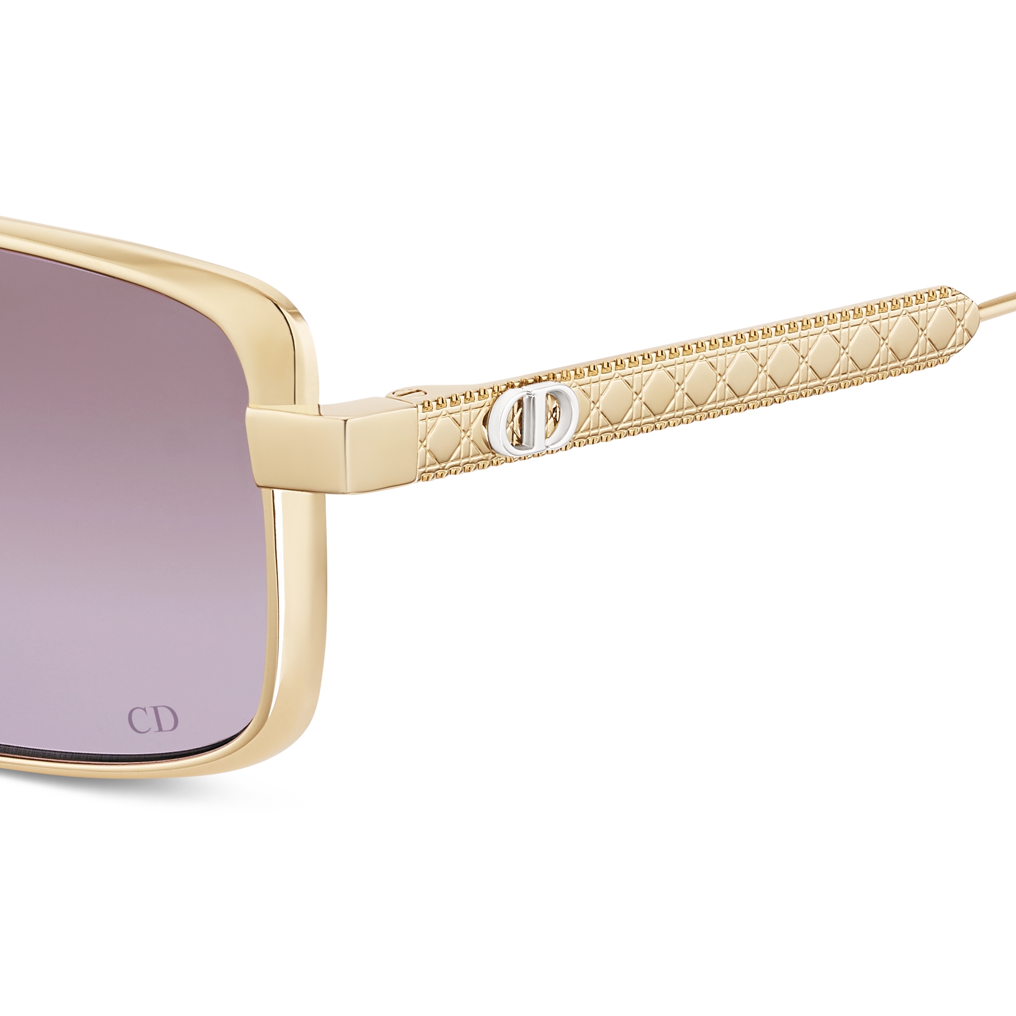 DiorCannage S2U Gradient Purple Rectangular Sunglasses E09