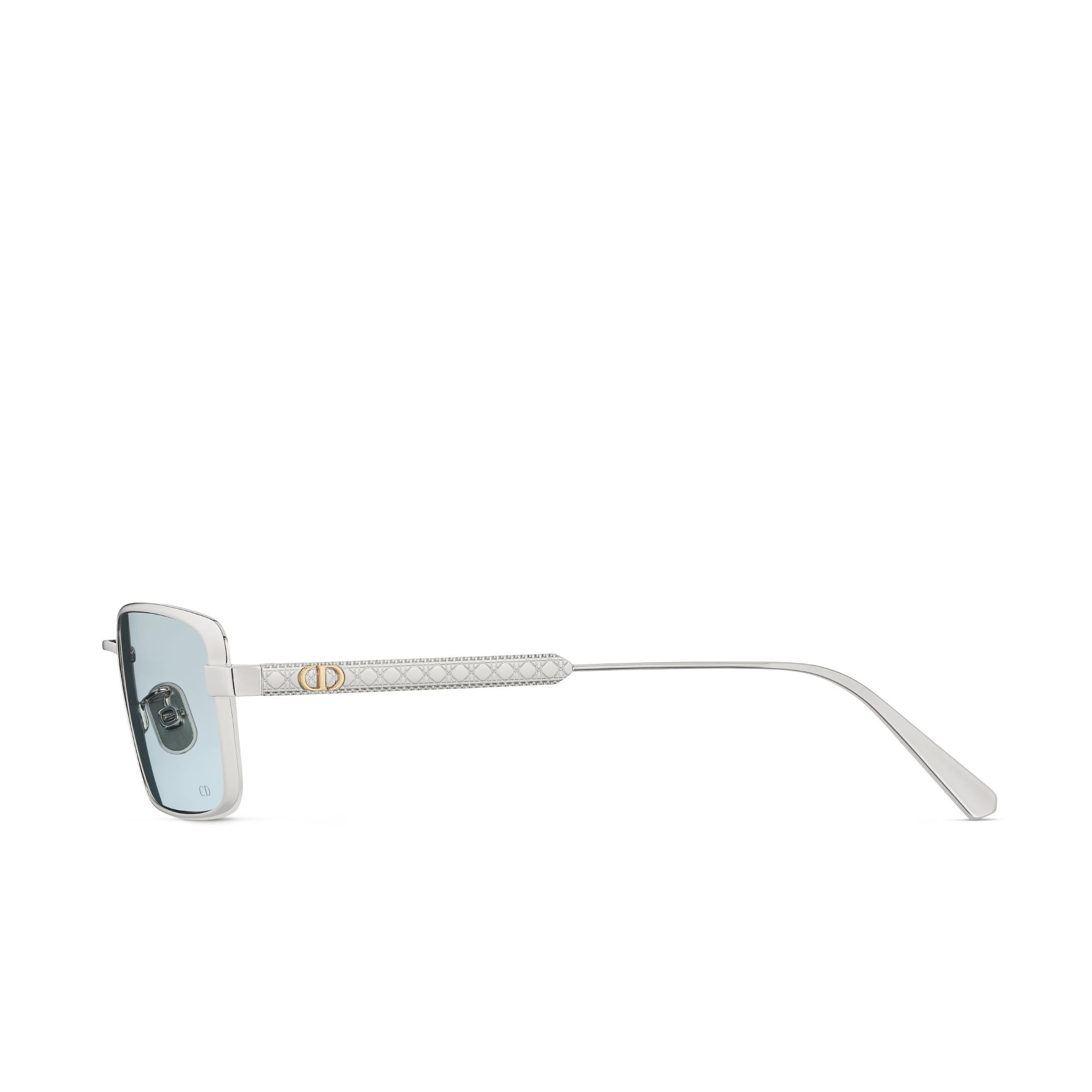 DiorCannage S2U Gradient Glacier Blue Rectangular Sunglasses E02