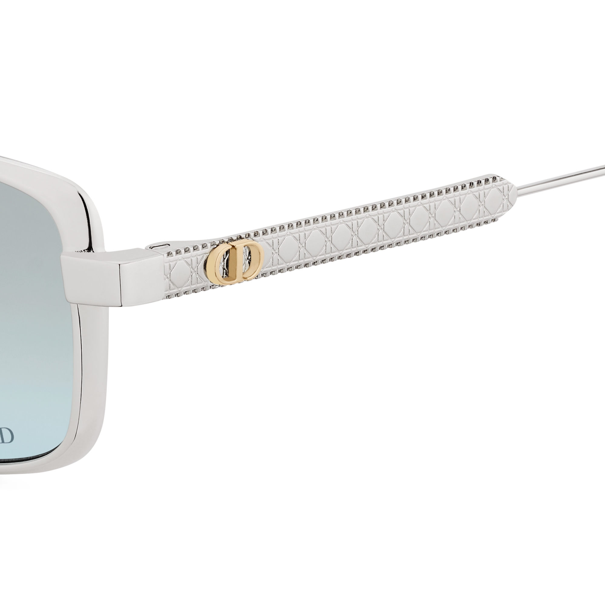 DiorCannage S2U Gradient Glacier Blue Rectangular Sunglasses E09