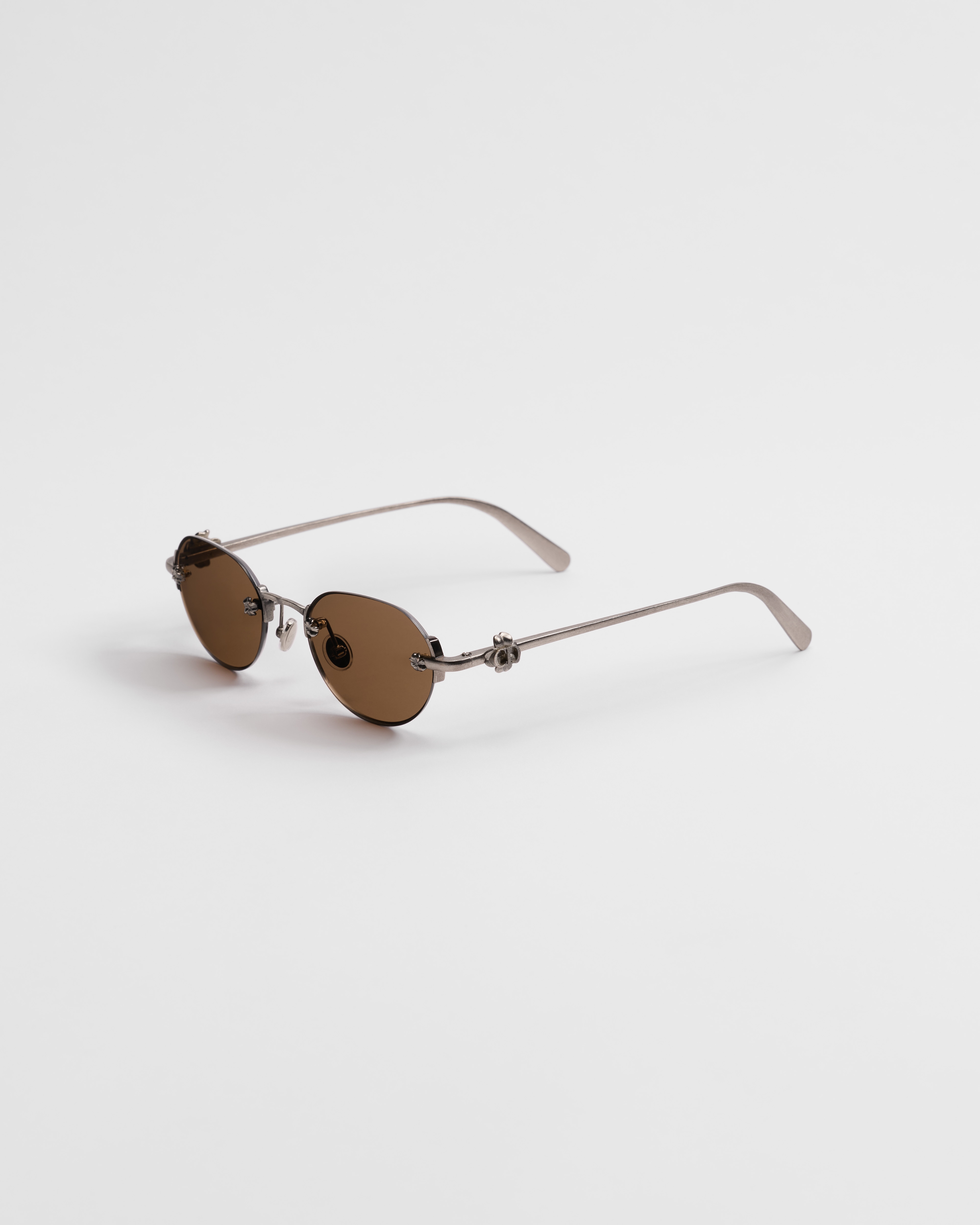 Dior Clover R1U Brown Round Sunglasses E03