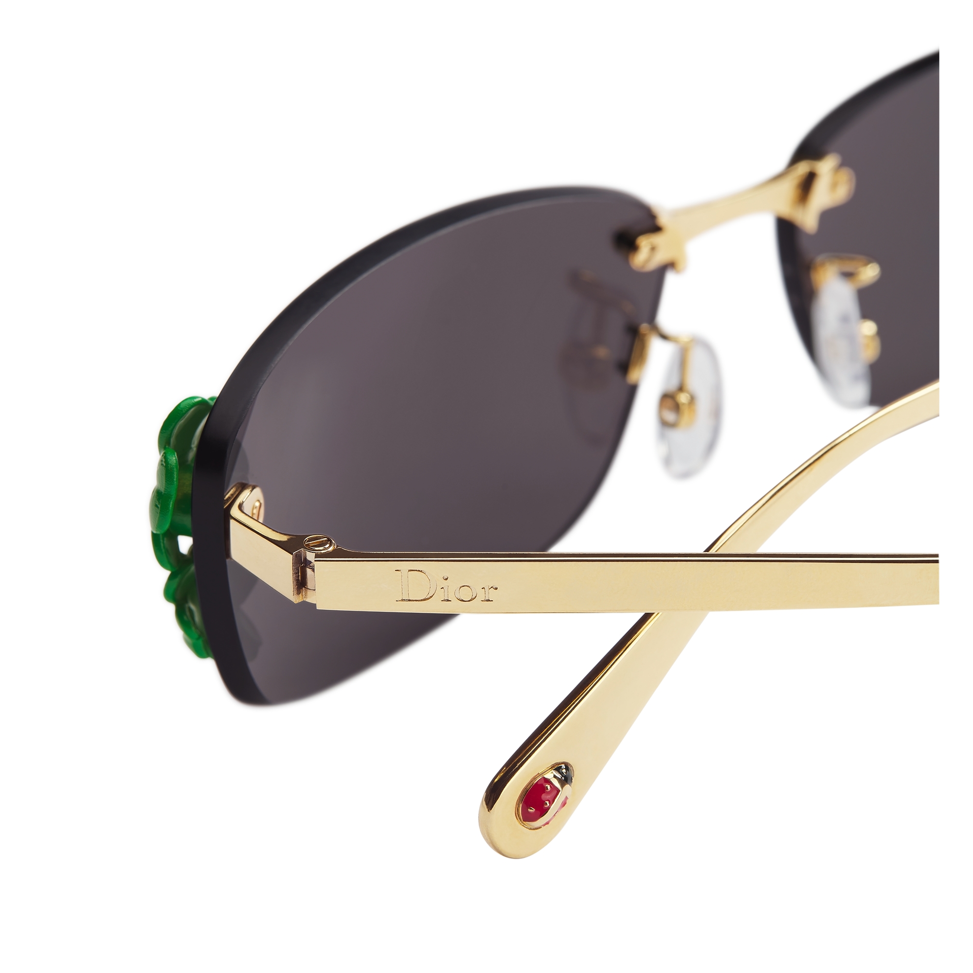 Dior Clover S1U Gray Rectangular Sunglasses E08