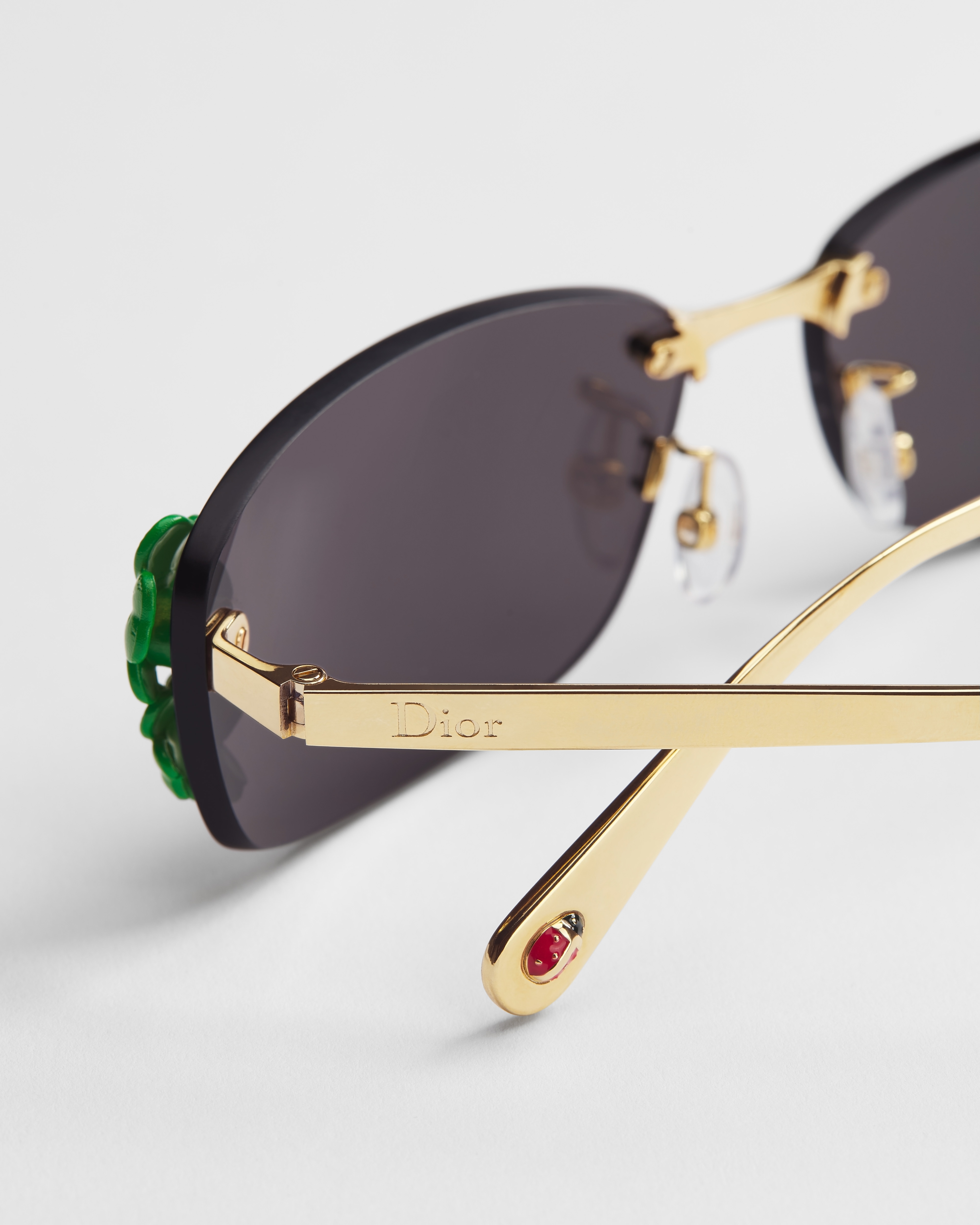 Dior Clover S1U Gray Rectangular Sunglasses E08