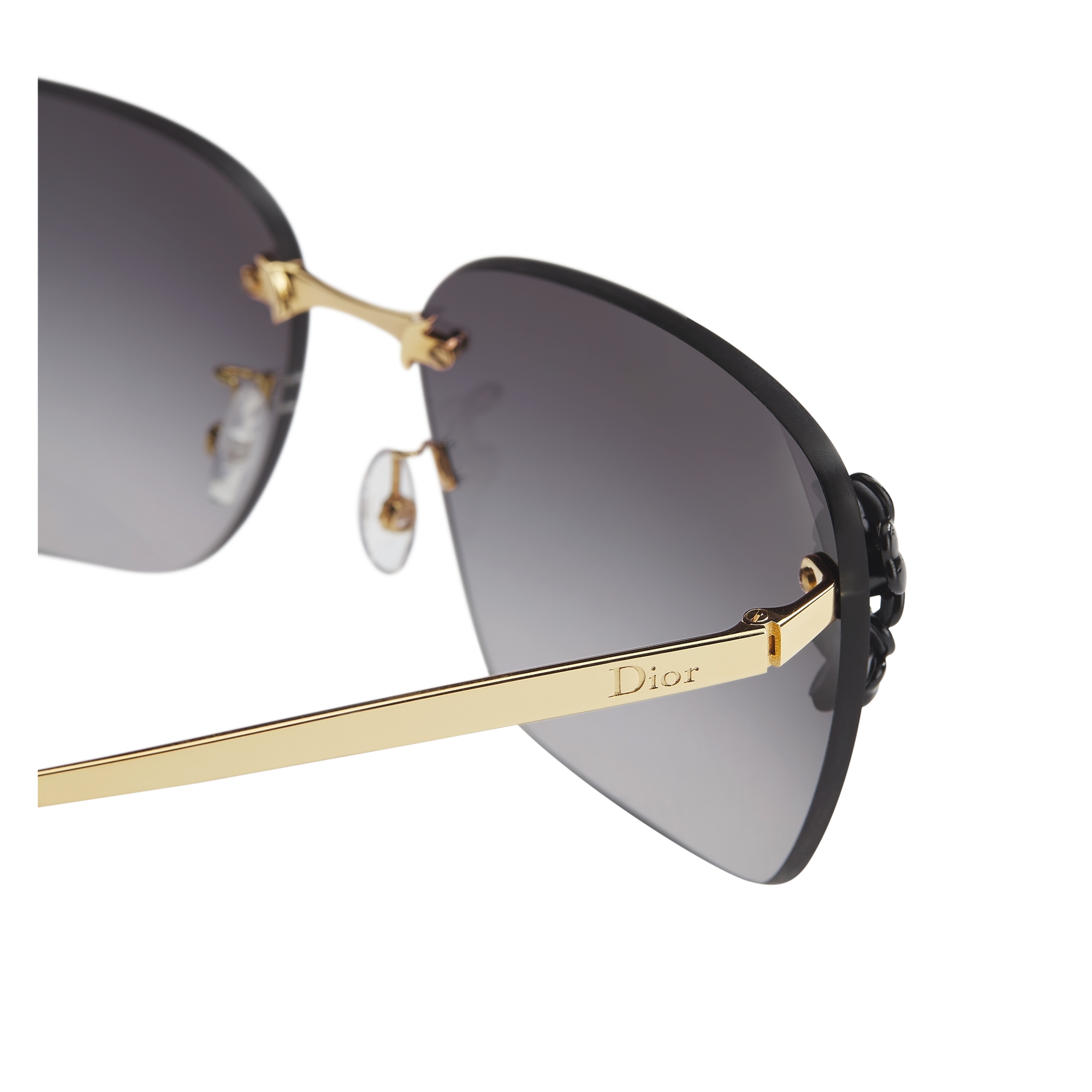Dior Clover S2U Gray Gradient Square Sunglasses E08