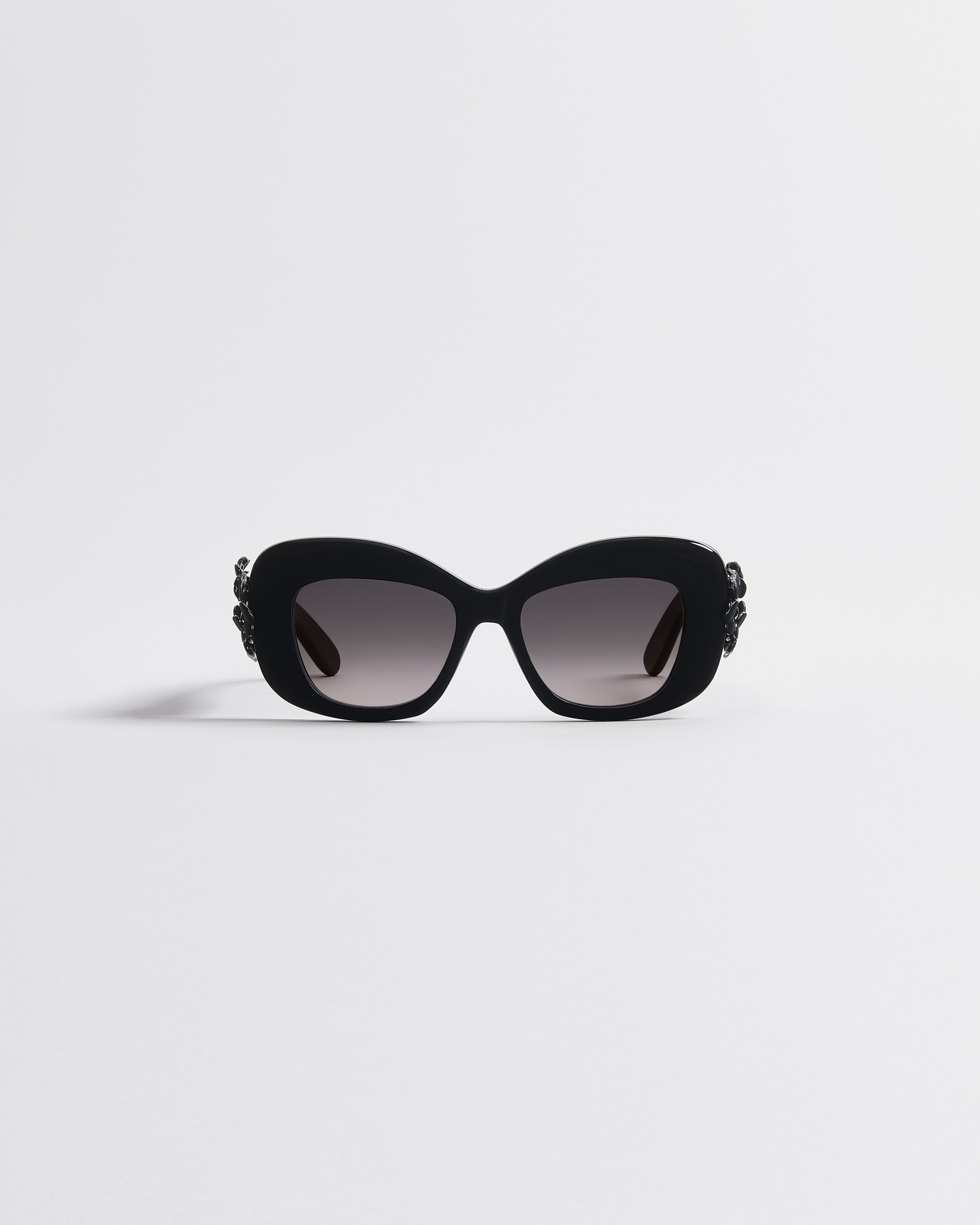 Dior Clover S3I Shiny Black Square Sunglasses E01