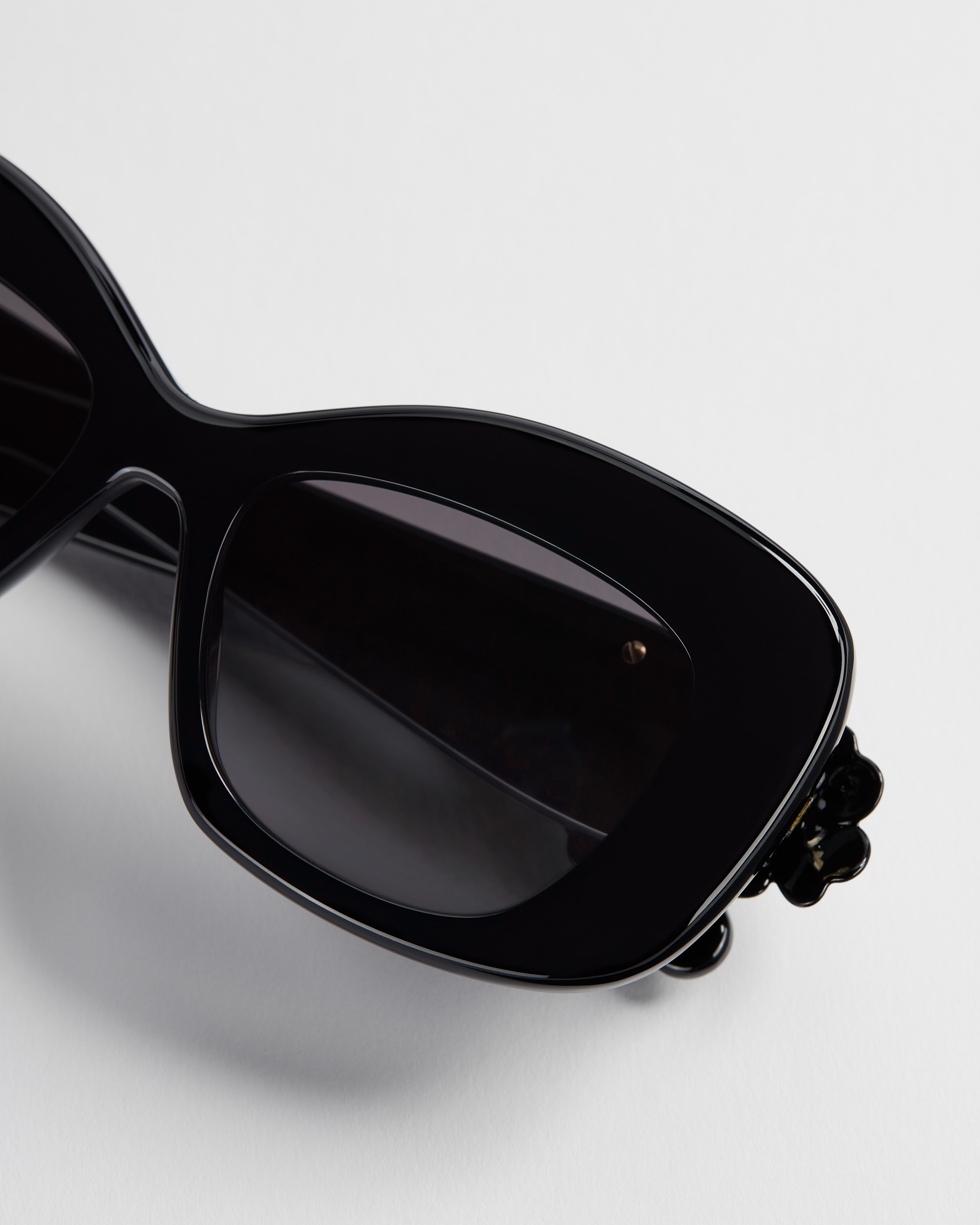 Dior Clover S3I Shiny Black Square Sunglasses E06