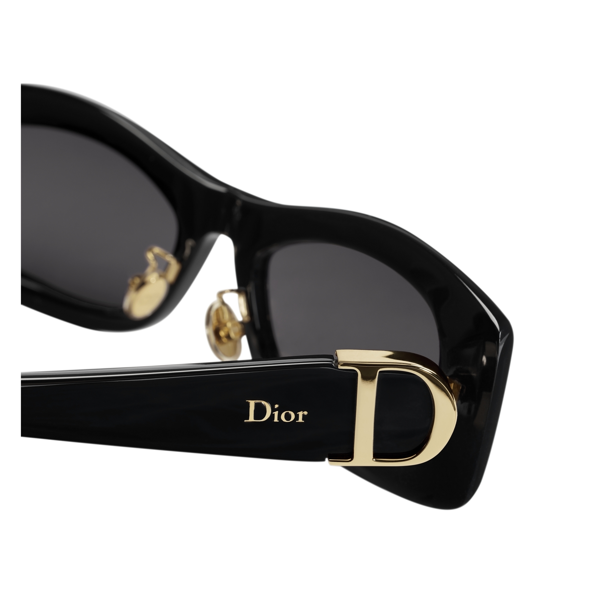 Dior Initials S1F Black Rectangular Sunglasses E08