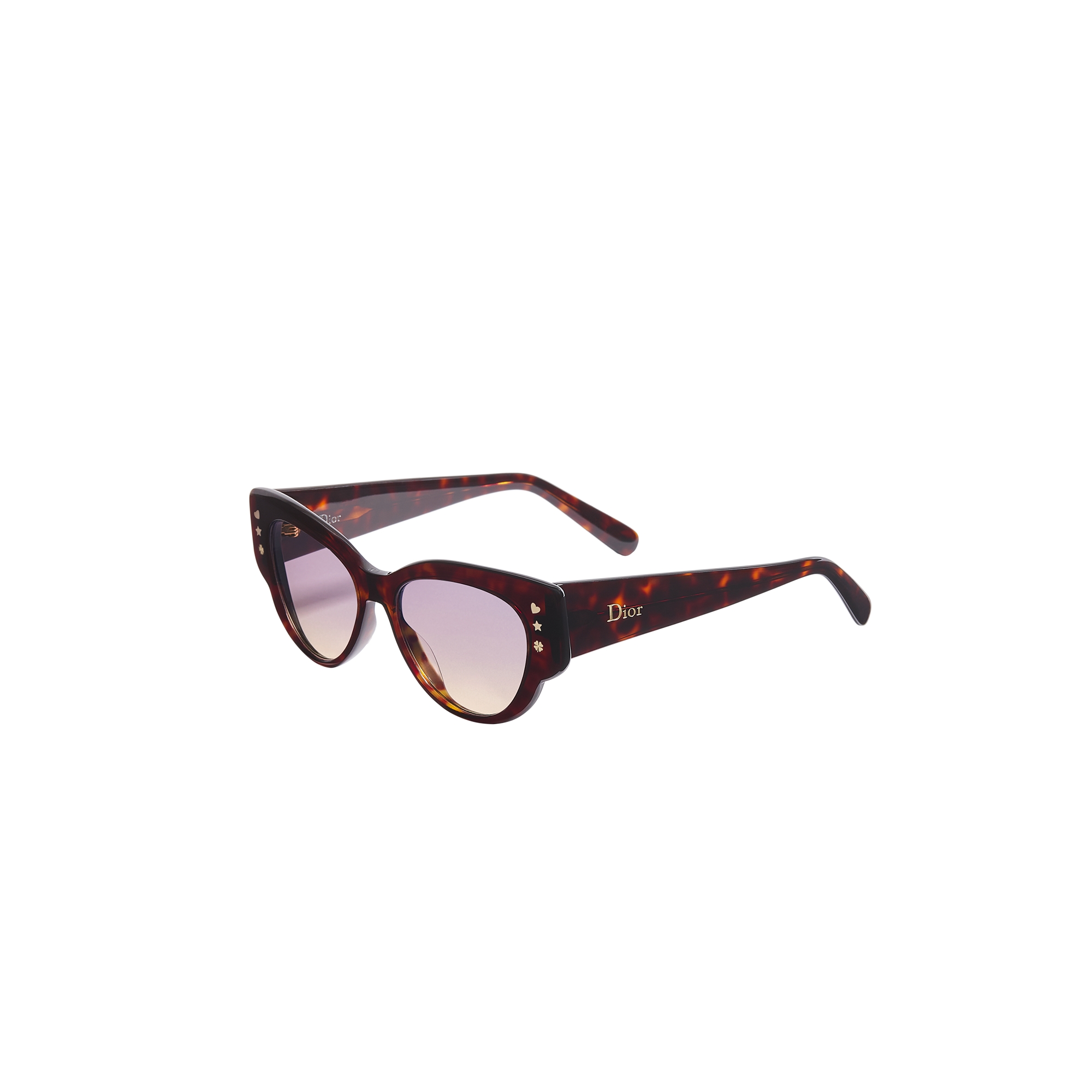  Brown Tortoiseshell-Effect Butterfly Sunglasses