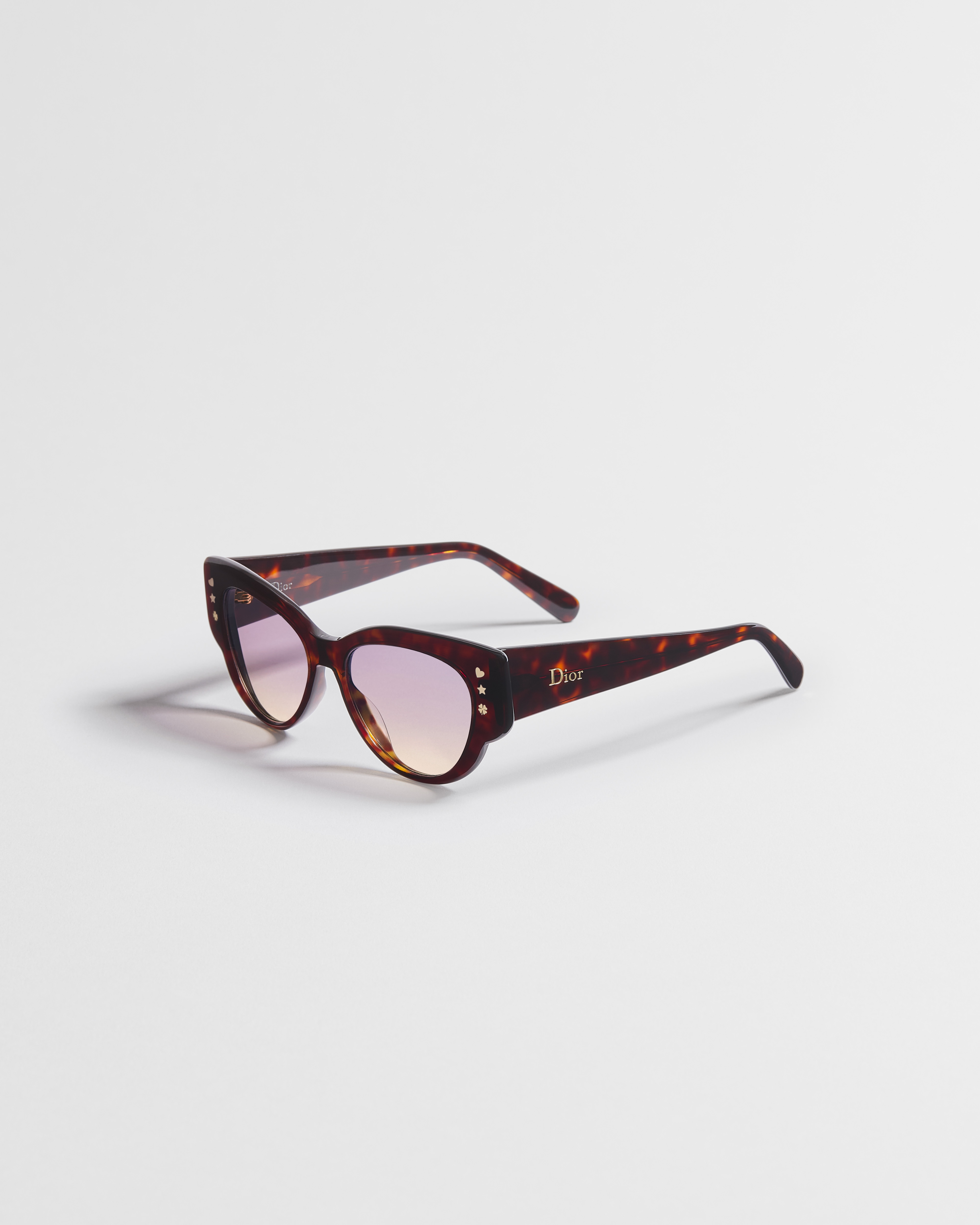 Dior LuckyCharms B1I Gafas de sol mariposa con efecto carey marrón E03