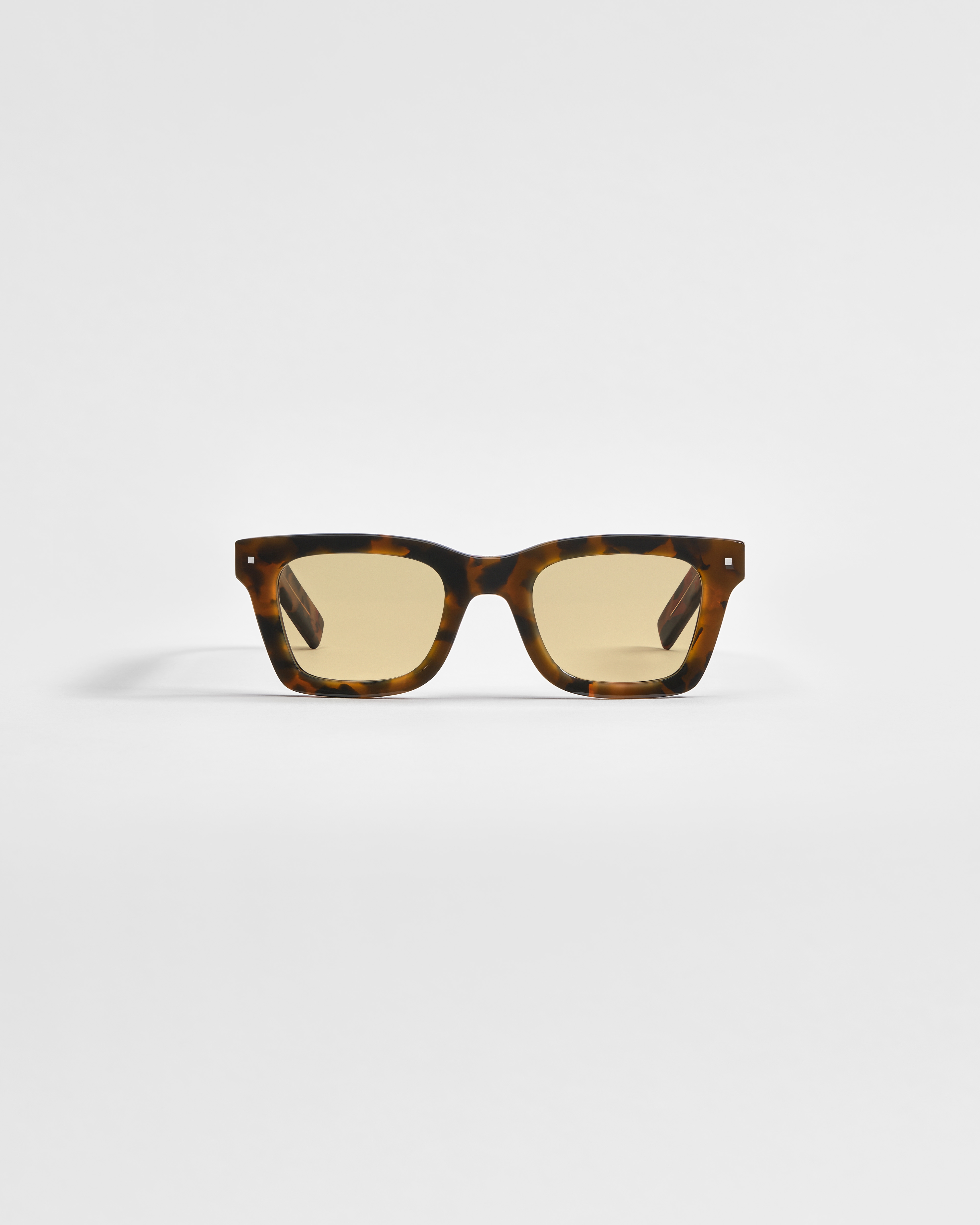 Dior Line S1I Orange Tortoiseshell-Effect Square Sunglasses E01