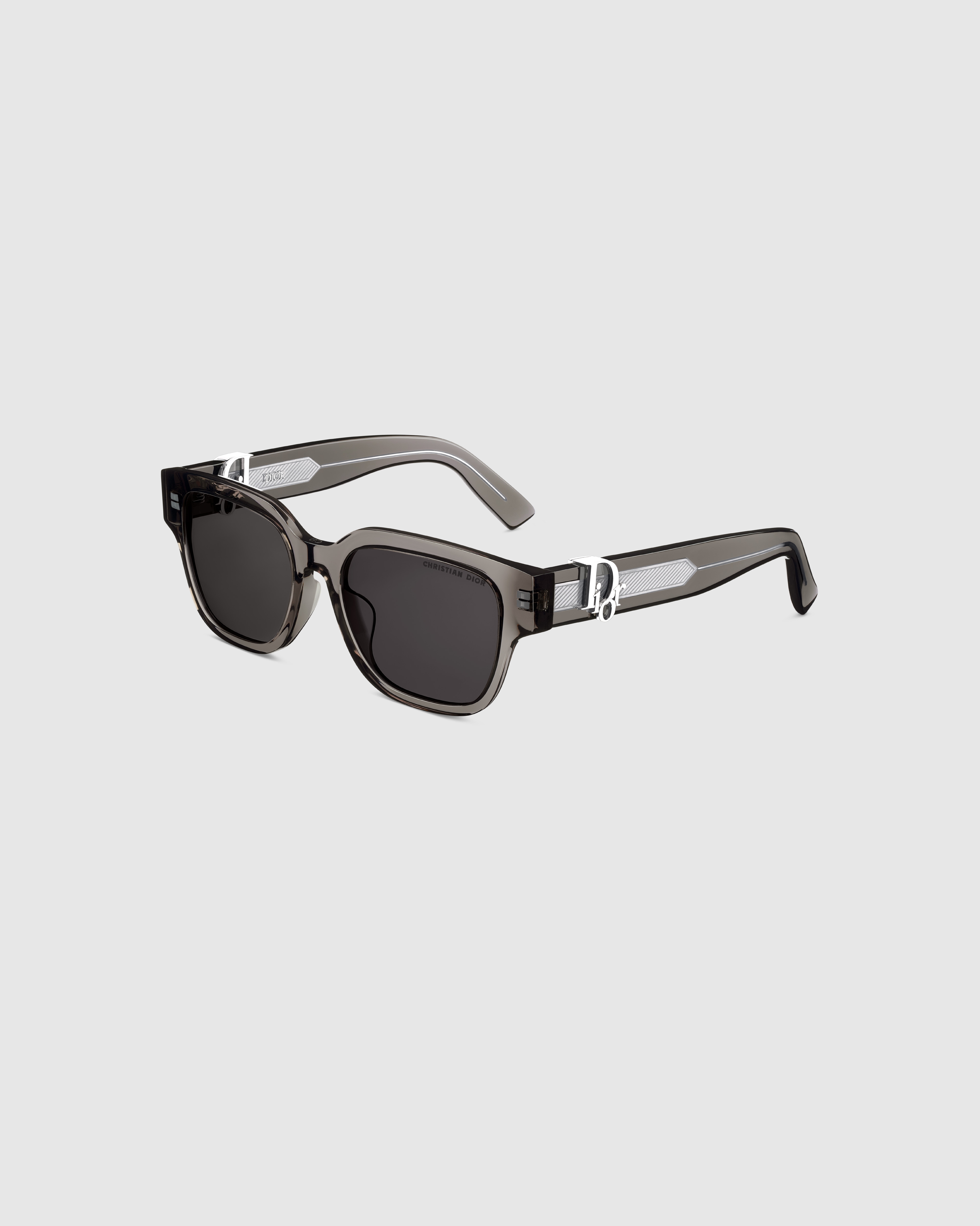 Dior Oblique S1F Transparent Black Square Sunglasses E03
