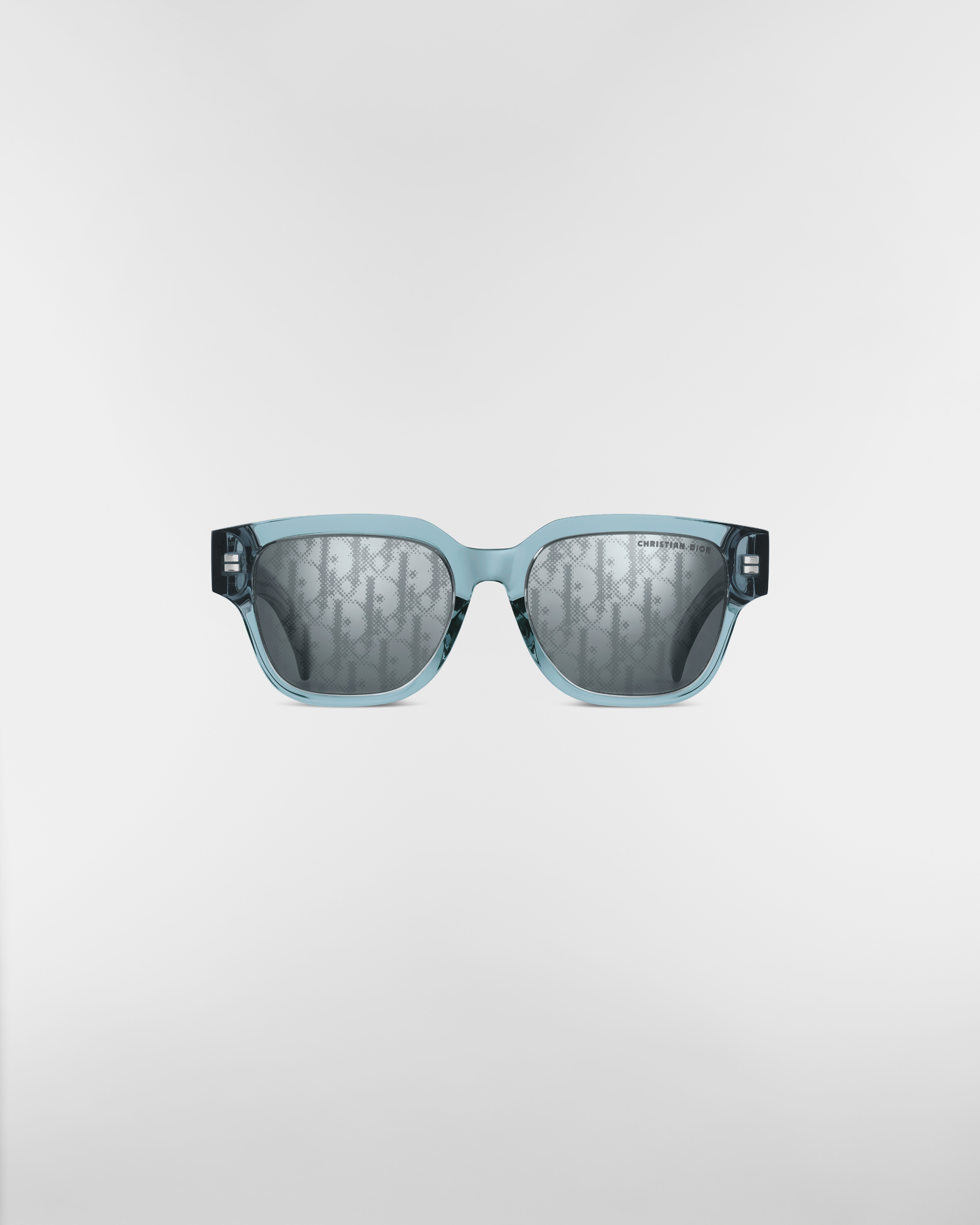 Dior Oblique S1F 透明藍色方形太陽眼鏡 E01