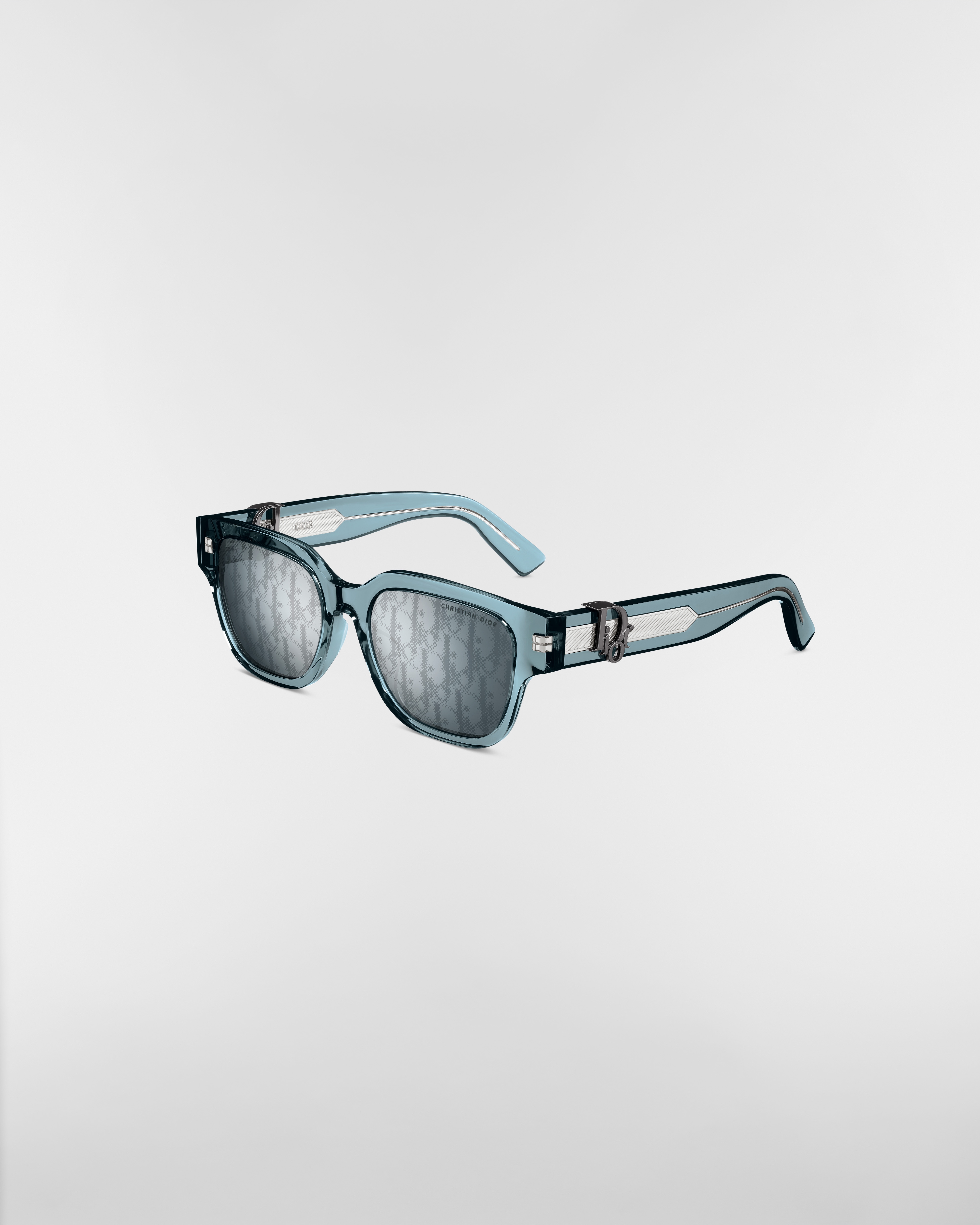 Dior Oblique S1F 透明藍色方形太陽眼鏡 E03