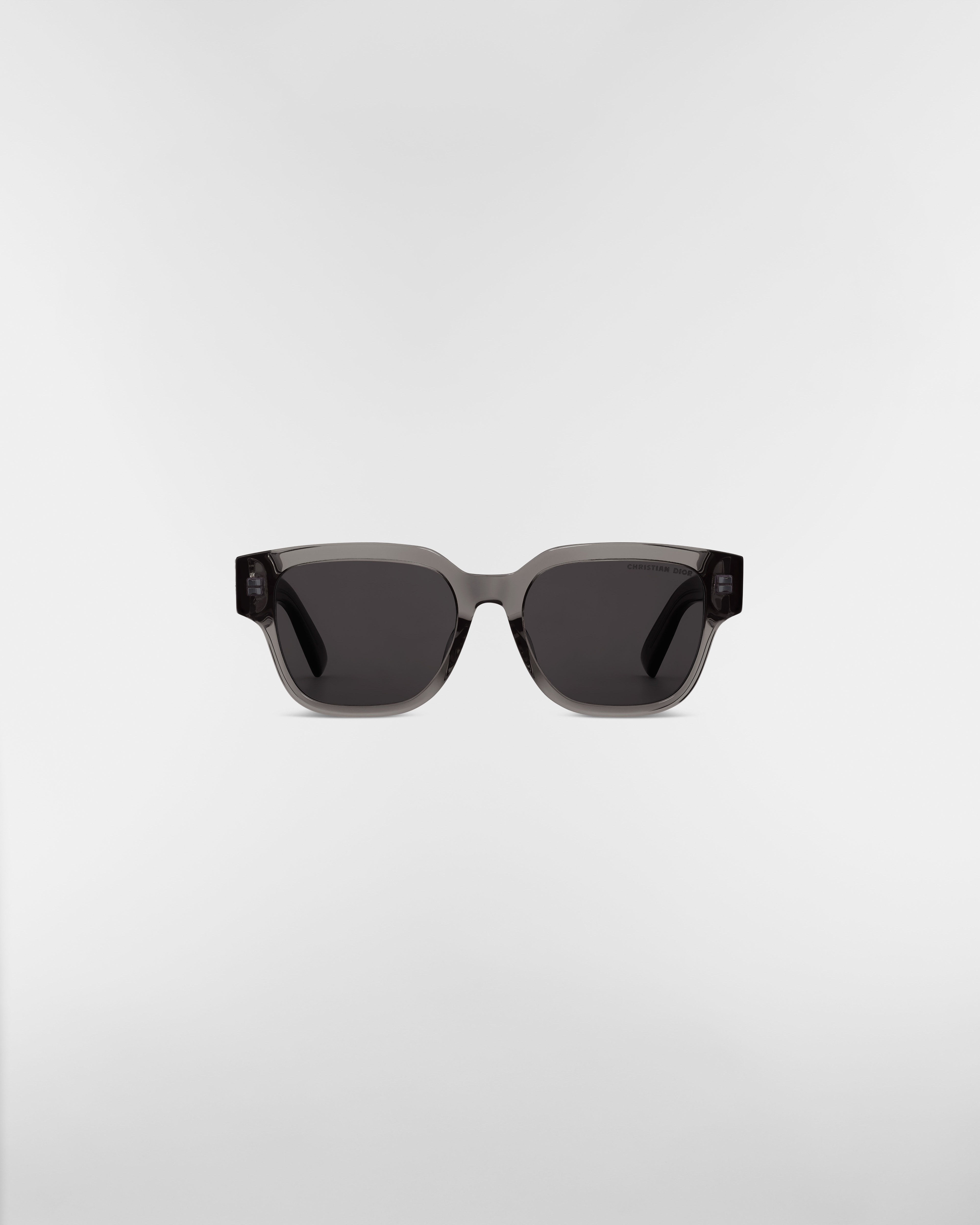 Dior Oblique S1I Transparent Black Square Sunglasses E01
