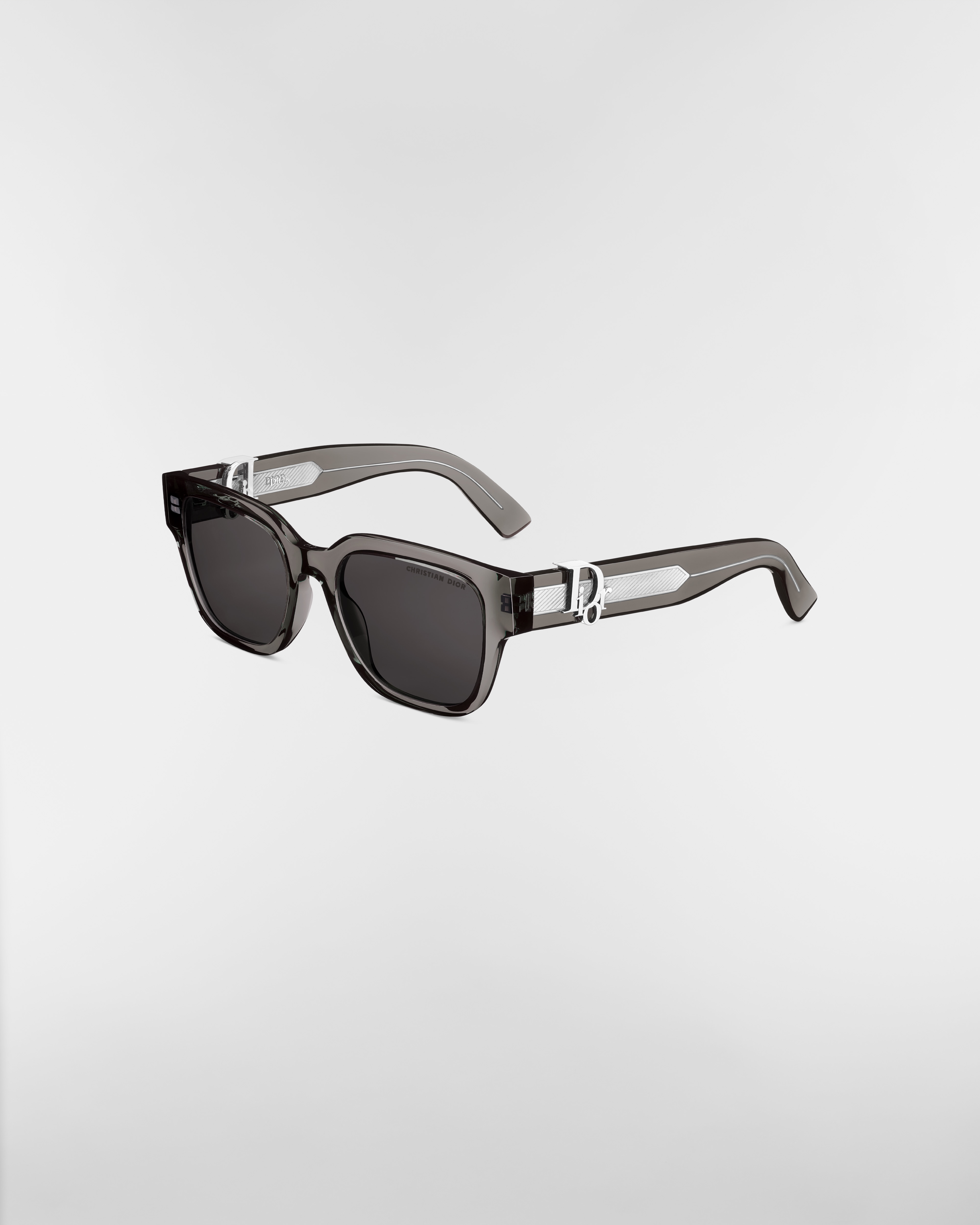Dior Oblique S1I Transparent Black Square Sunglasses E03
