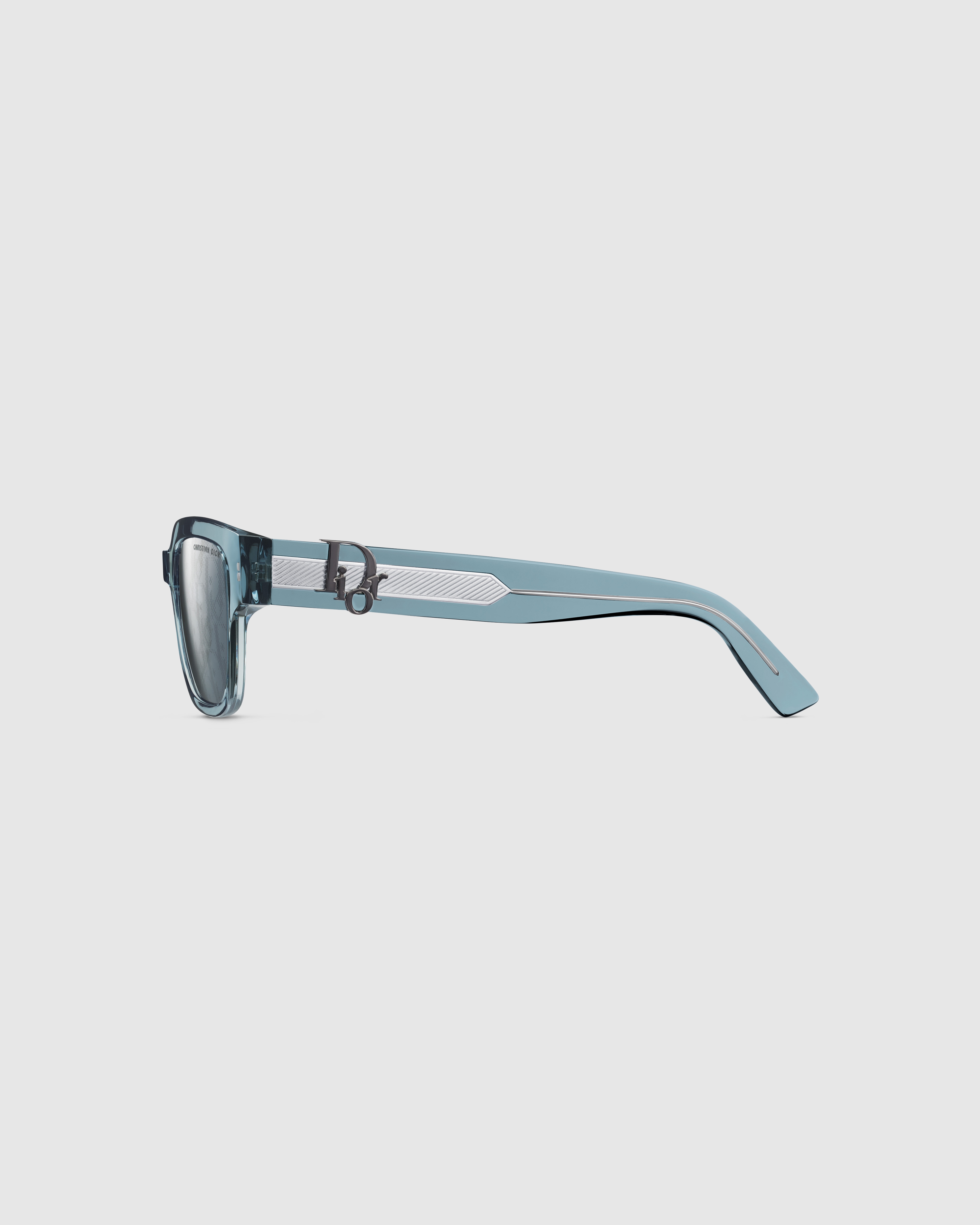 Dior Oblique S1I Transparent Blue Square Sunglasses E02