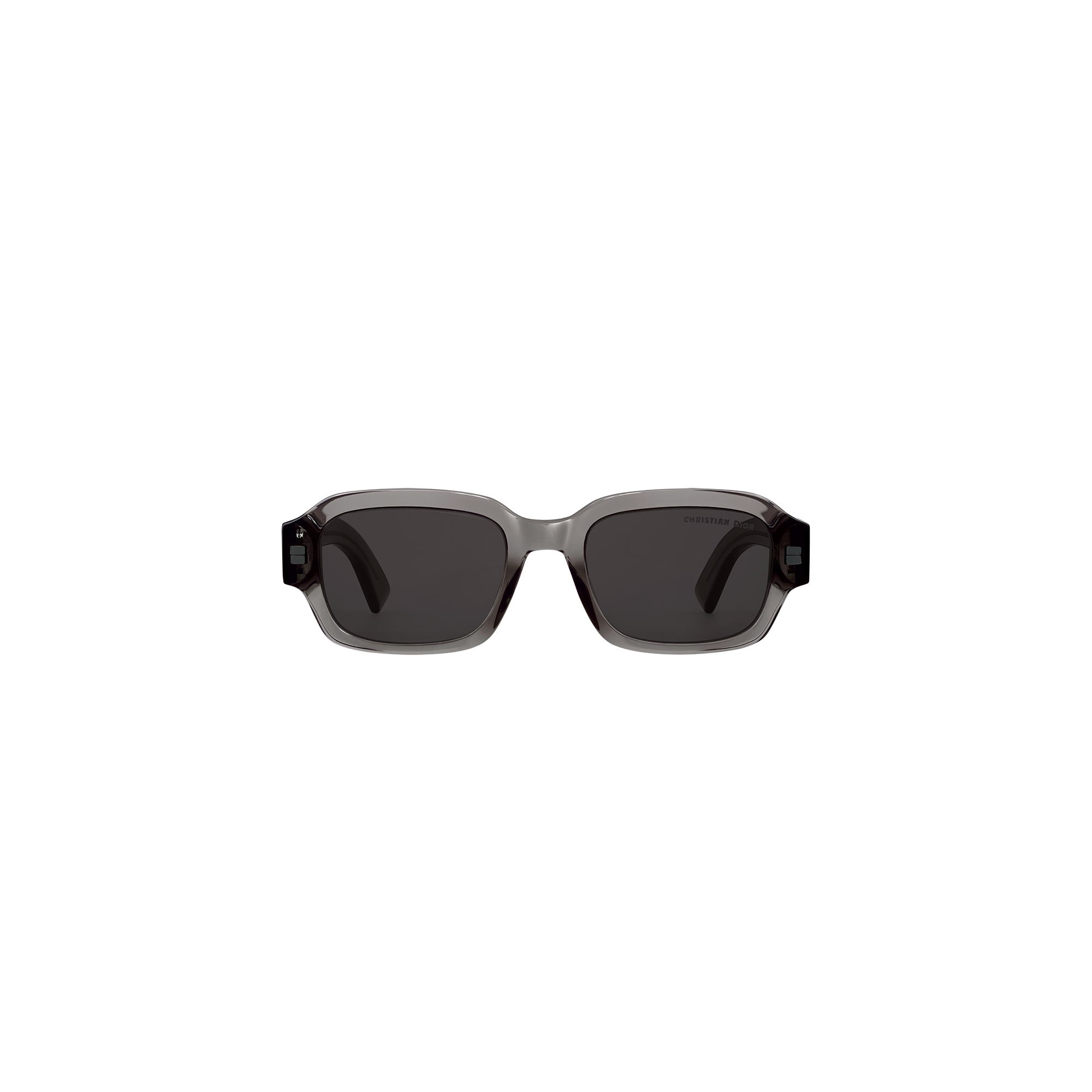 Dior Oblique S2I Transparent Black Rectangular Sunglasses E01