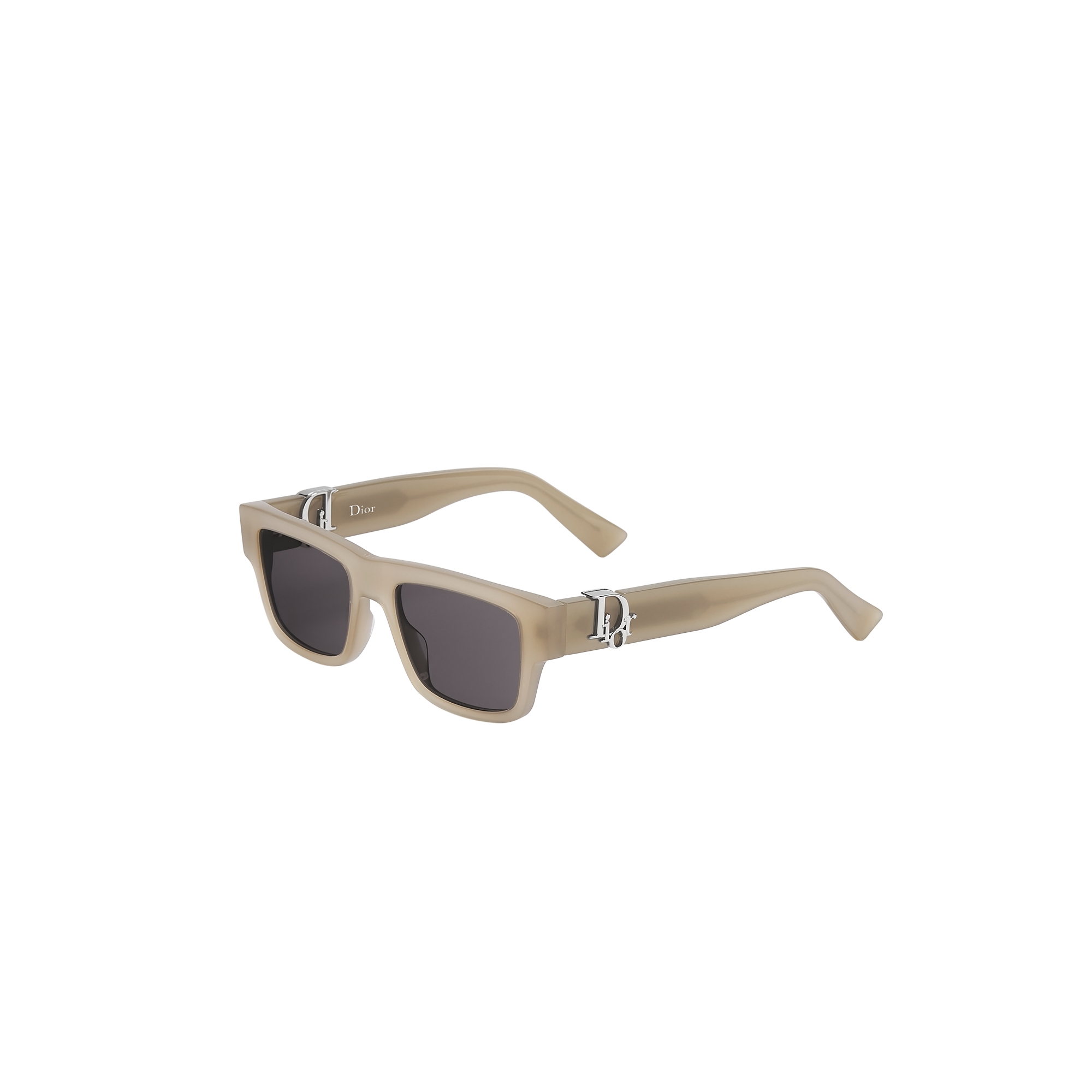  Beige Rectangular Sunglasses