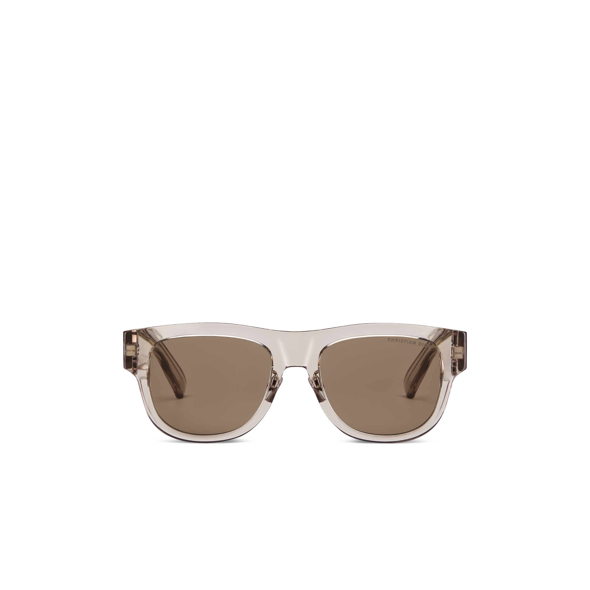 Dior Oblique S4F 선글라스 투명 샌드 베이지 스퀘어 E01