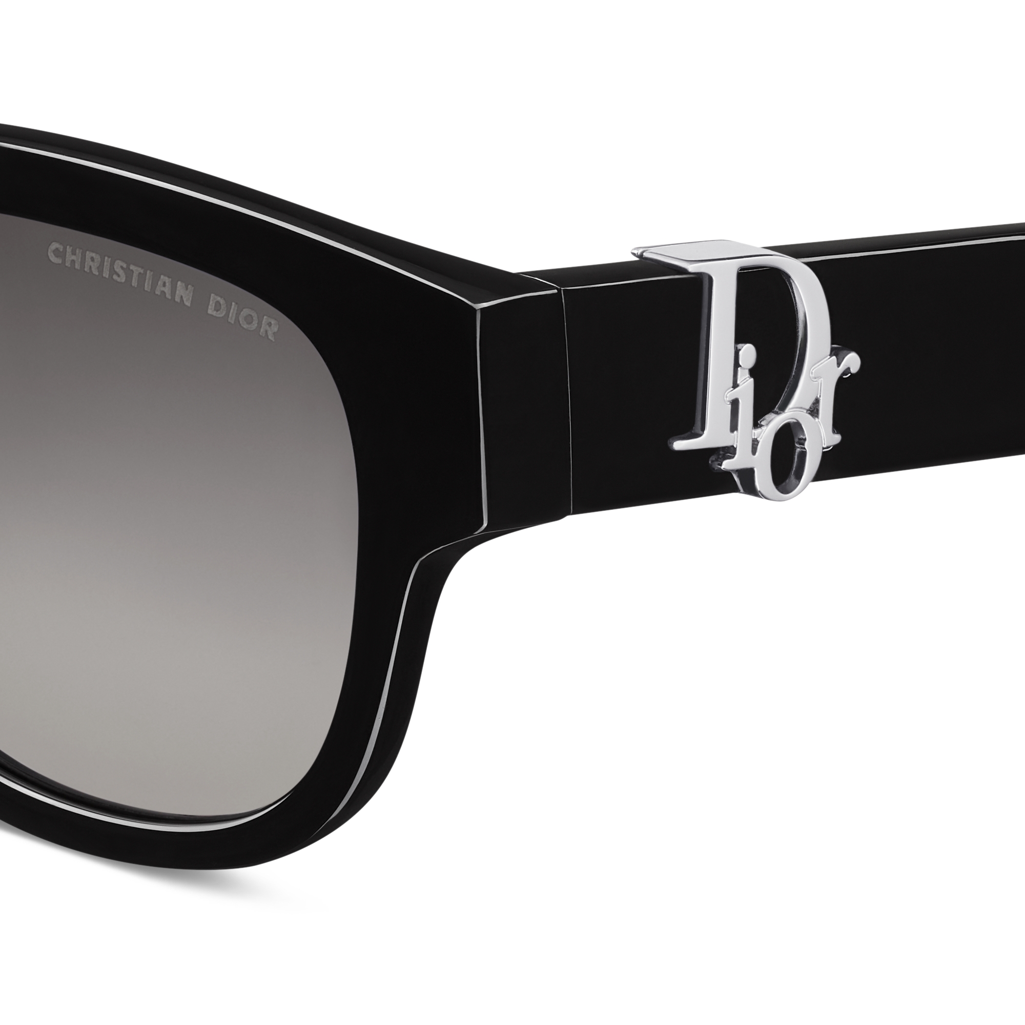 Dior Oblique S4I Black Square Sunglasses E09