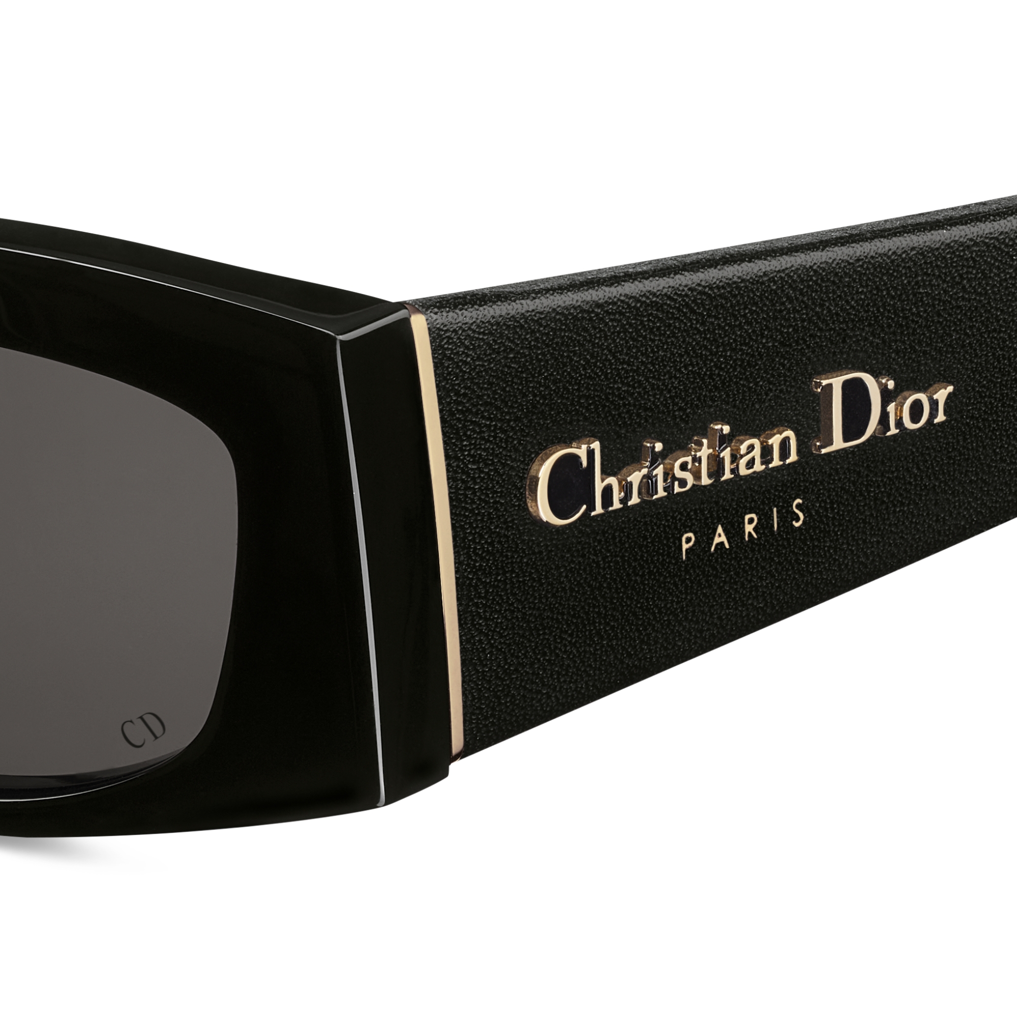 DiorOmbre S1I Black Rectangular Sunglasses E09