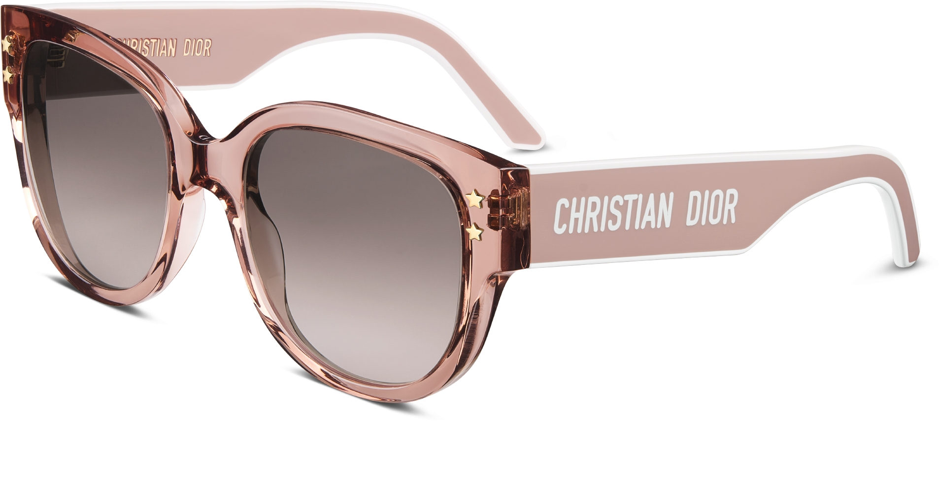 Diorpacific B2i Transparent Pink Butterfly Sunglasses 