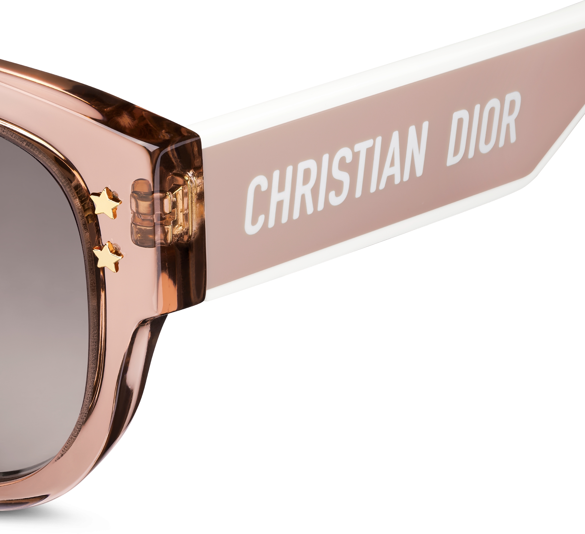 DIOR Diorpacific B2I Transparent Pink Butterfly Sunglasses Women