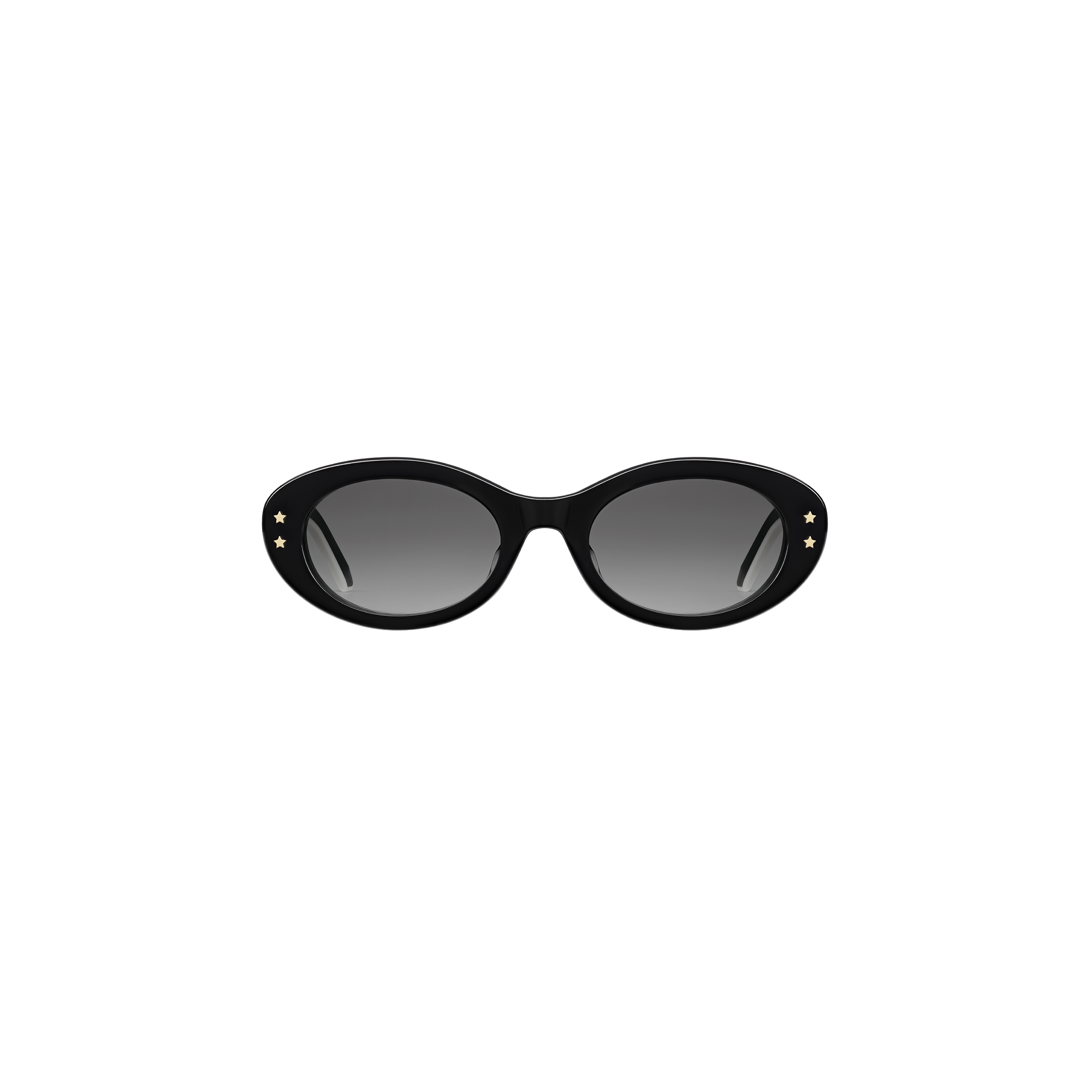 DiorPacific B4F Black Oval Sunglasses E01