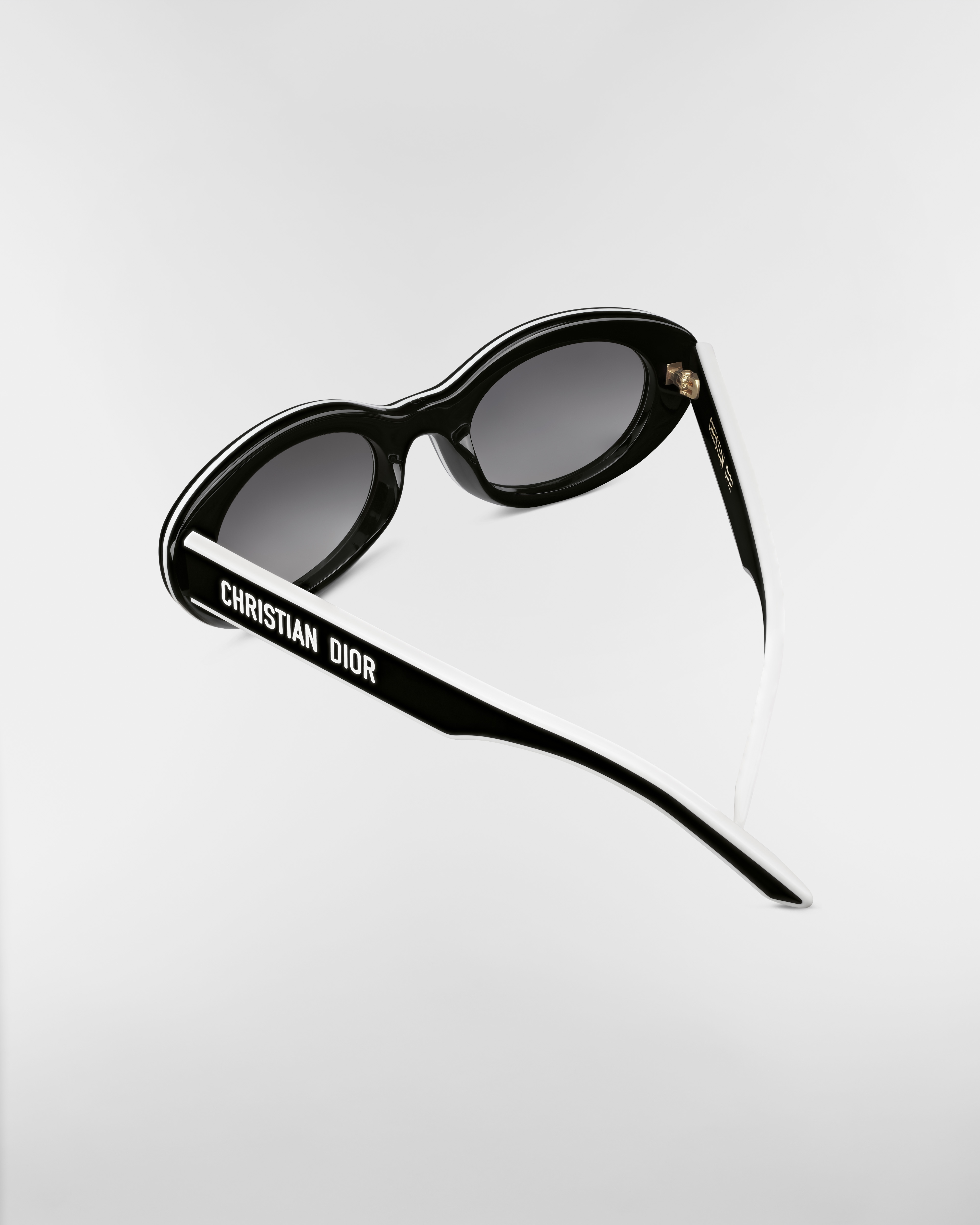 DiorPacific B4I Occhiali da sole ovali neri E09