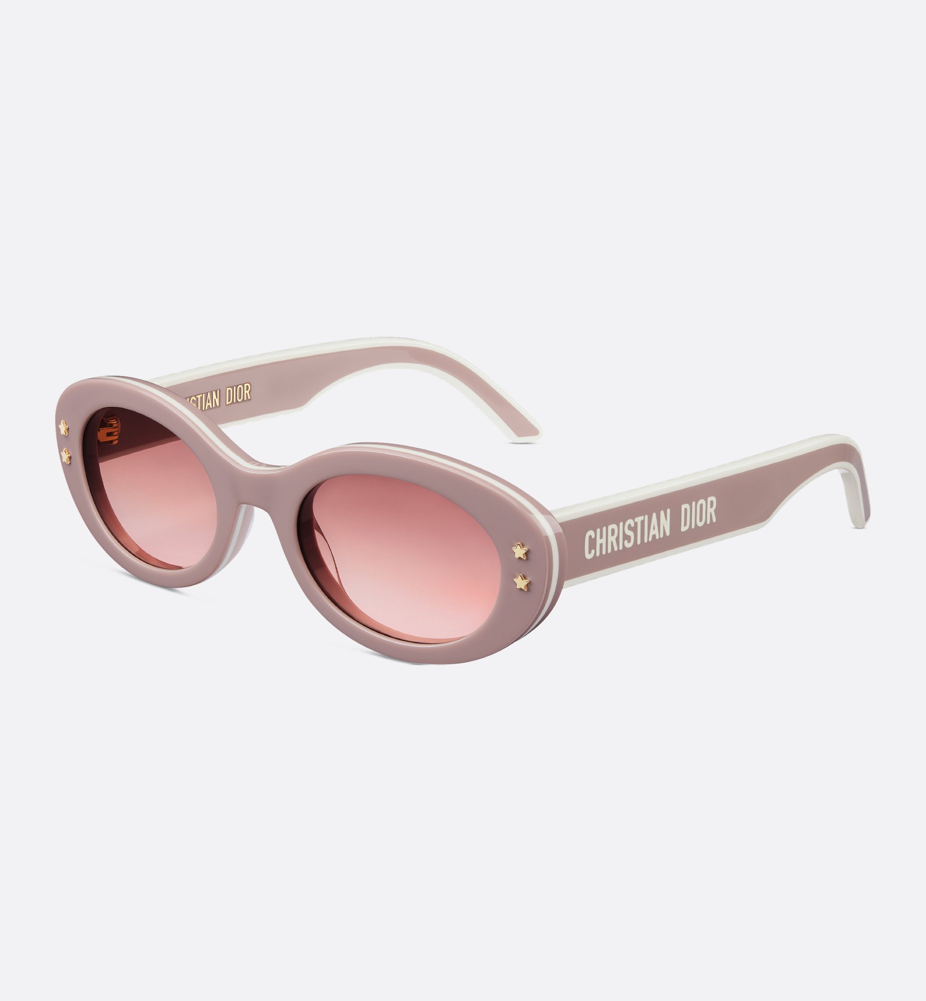 DiorSignature B8U Brown and Honey Tortoiseshell-Effect Oval DiorSignature B8U Brown and Honey Tortoiseshell-Effect Oval