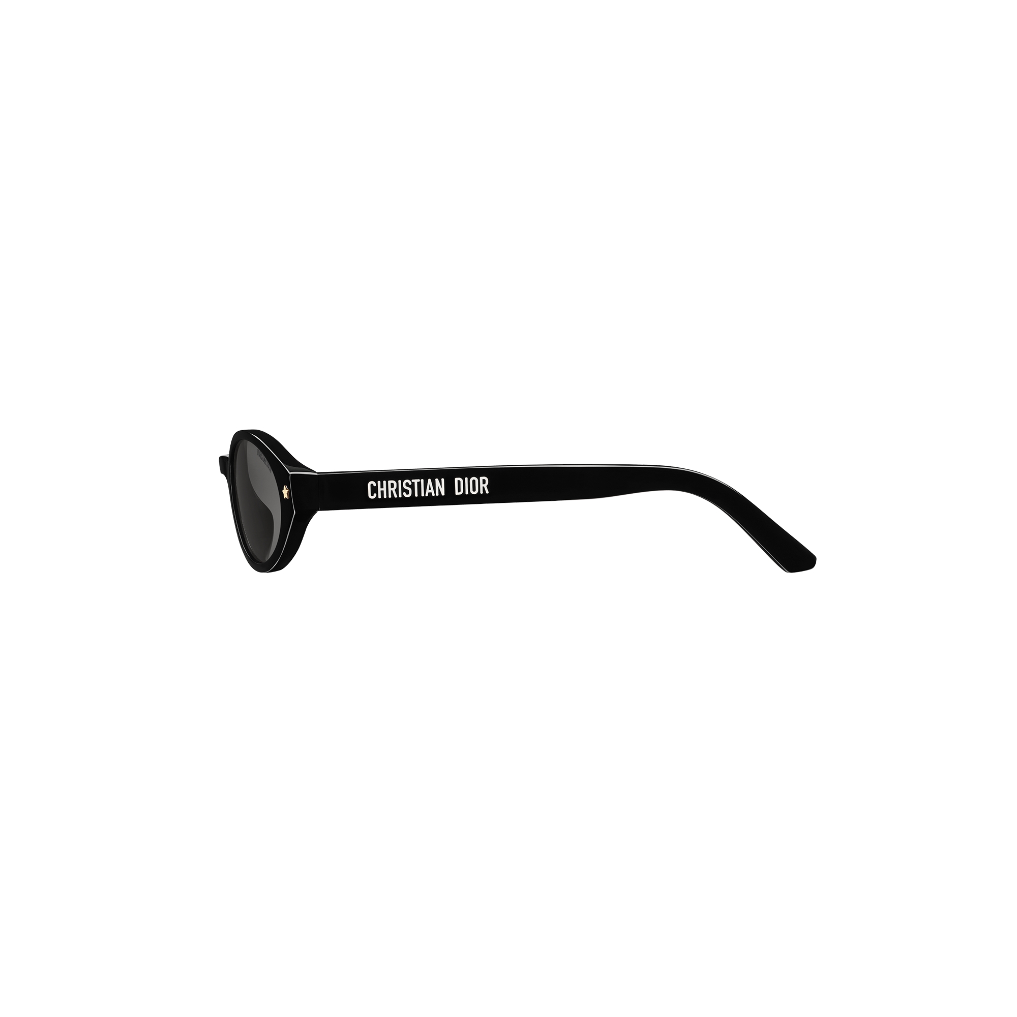 DiorPacific R1F Black Oval Sunglasses E02