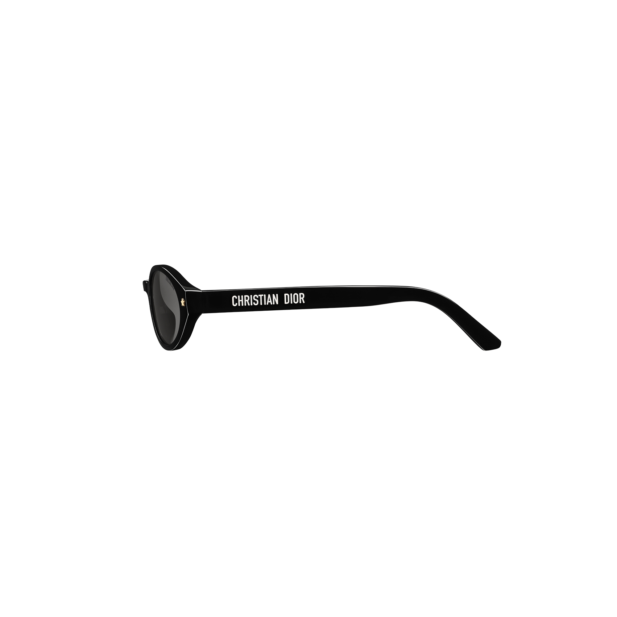 DiorPacific R1I Black Oval Sunglasses E02