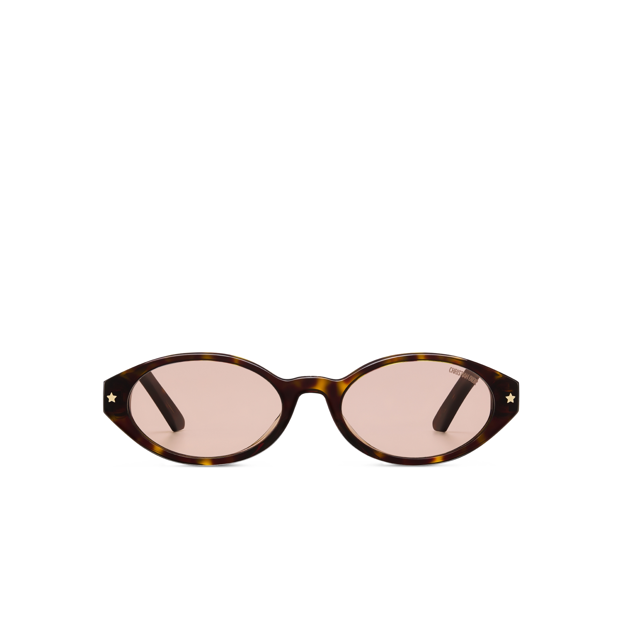 DiorPacific R1I Ovale Sonnenbrille mit Schildpattoptik in Braun E01