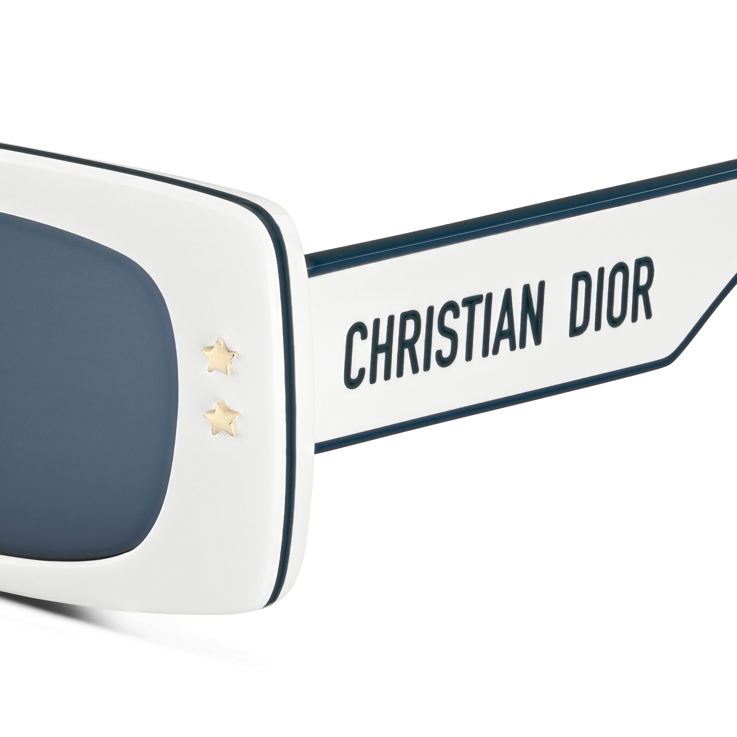 DiorPacific S1U White Rectangular Sunglasses E09
