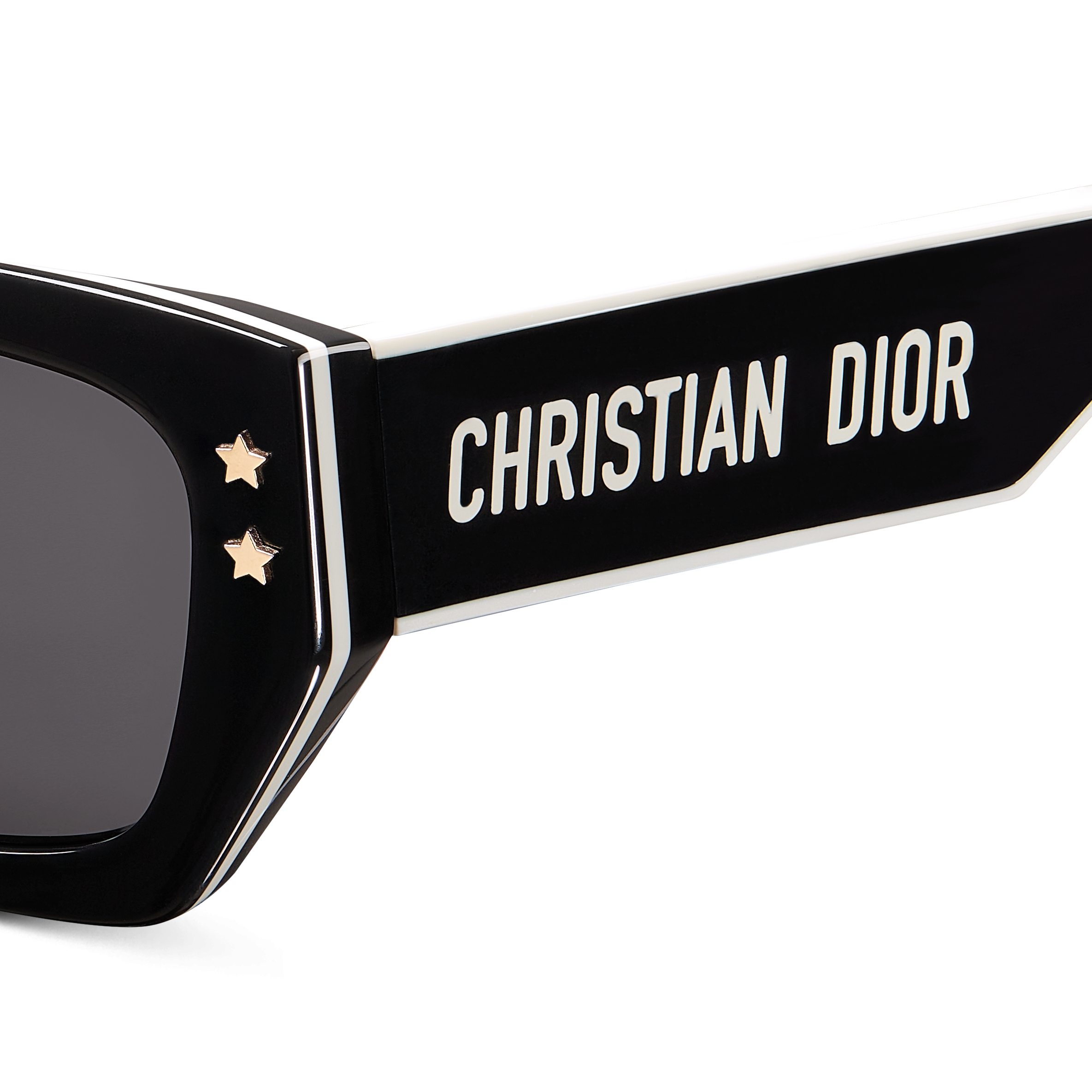 DiorPacific S2U 黑色矩形太陽眼鏡 E09