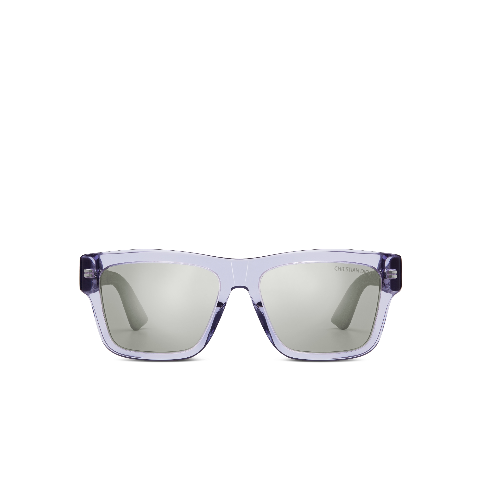 Dior3D S2F Transparent Blue Rectangular Sunglasses E01