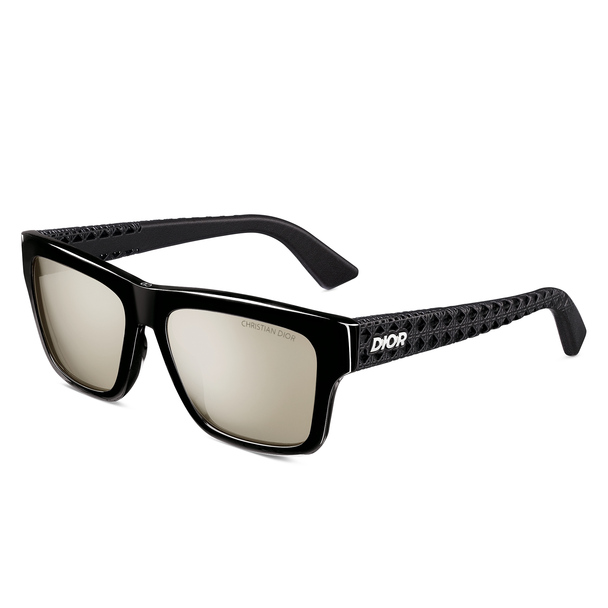 Occhiali Gangster Rettangolari Leggeri Occhiali Da Sole LOCS Neri - Foto 5