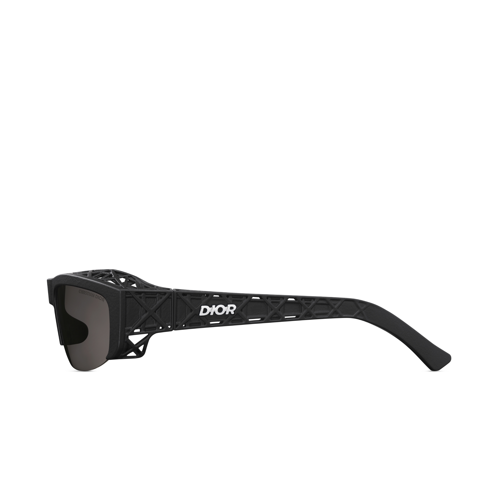Dior3D S4I Gafas de sol rectangulares negras E02