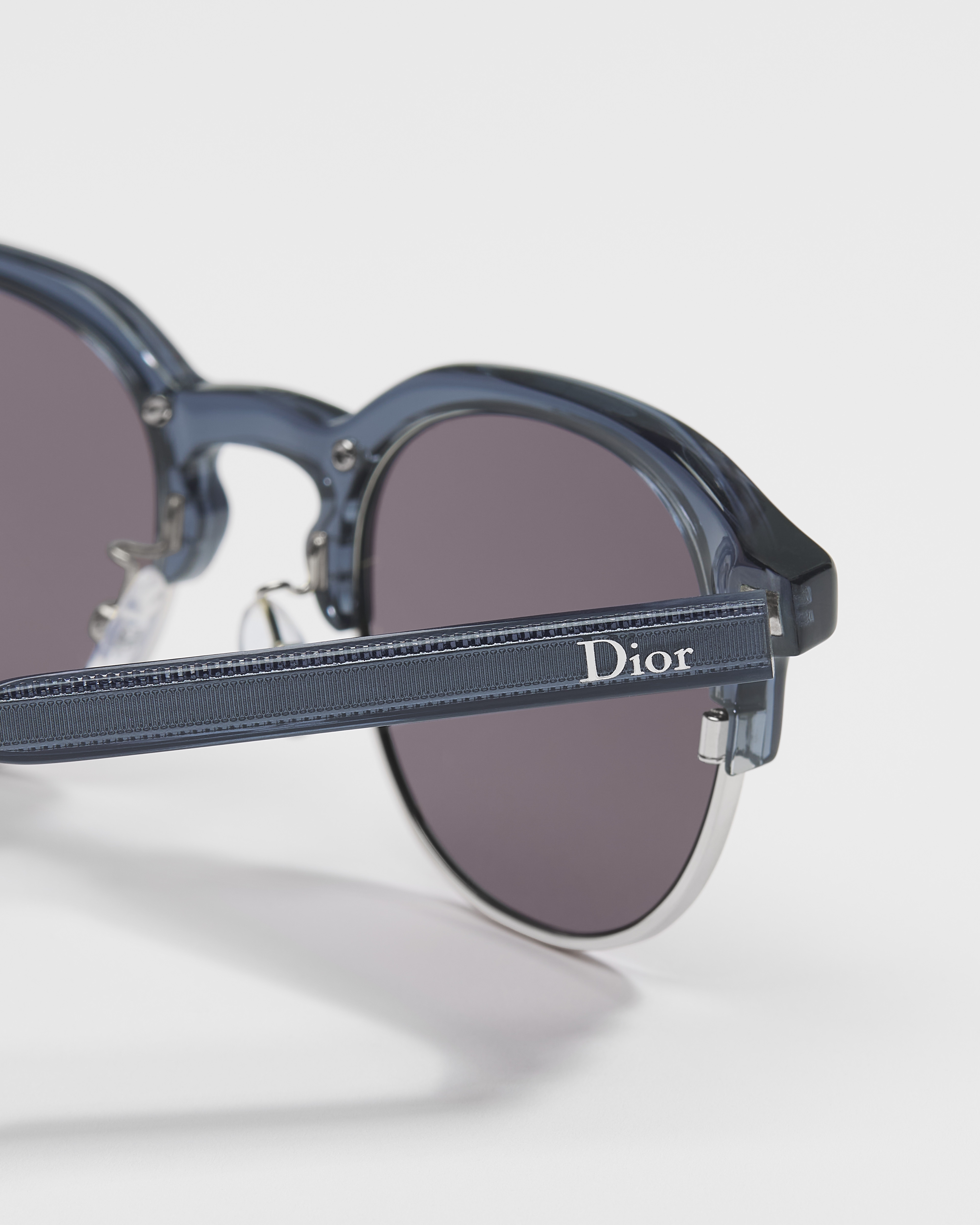 DioRibbon R1F 半透明藍色 Pantos 太陽眼鏡 E08