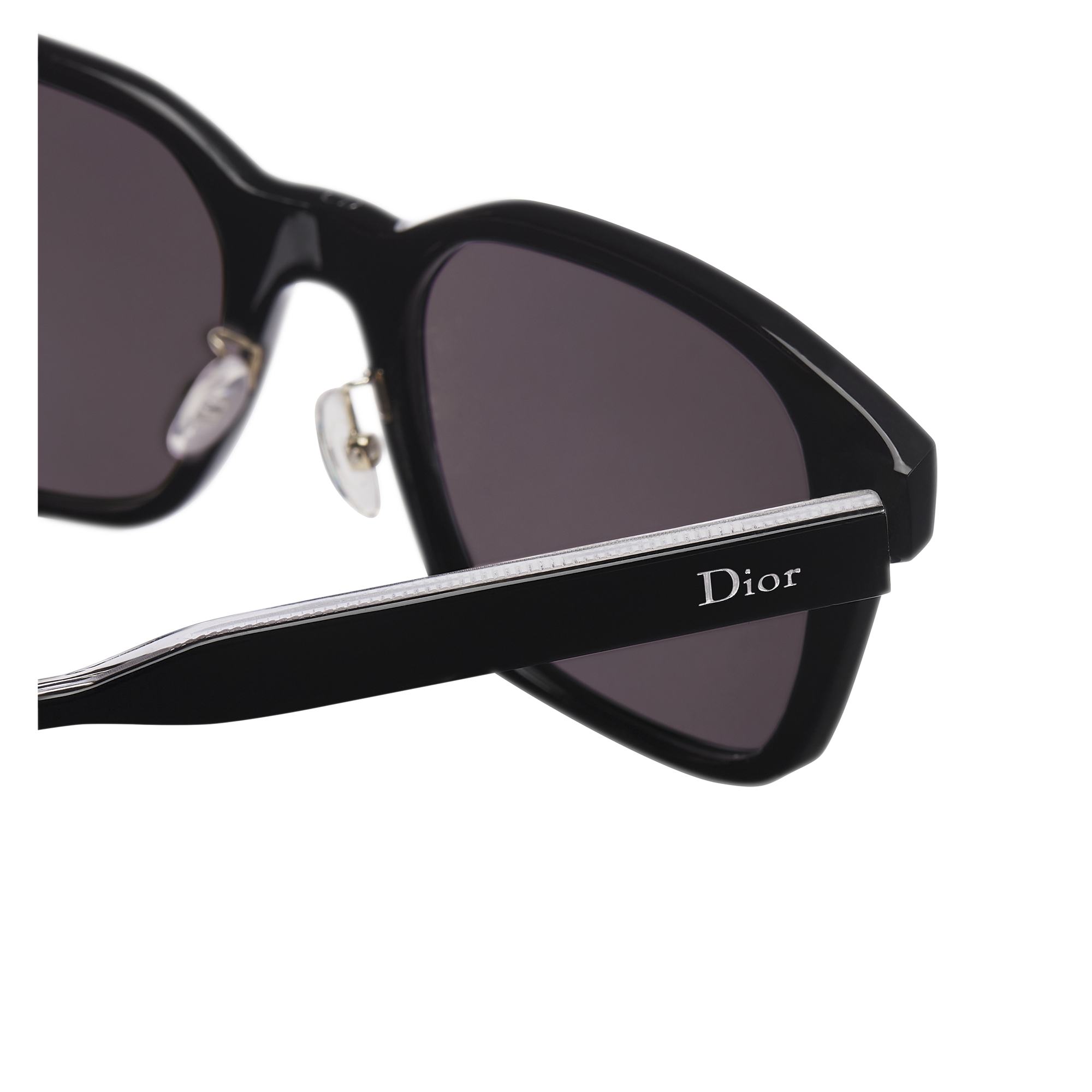DioRibbon S1F Black Square Sunglasses E08