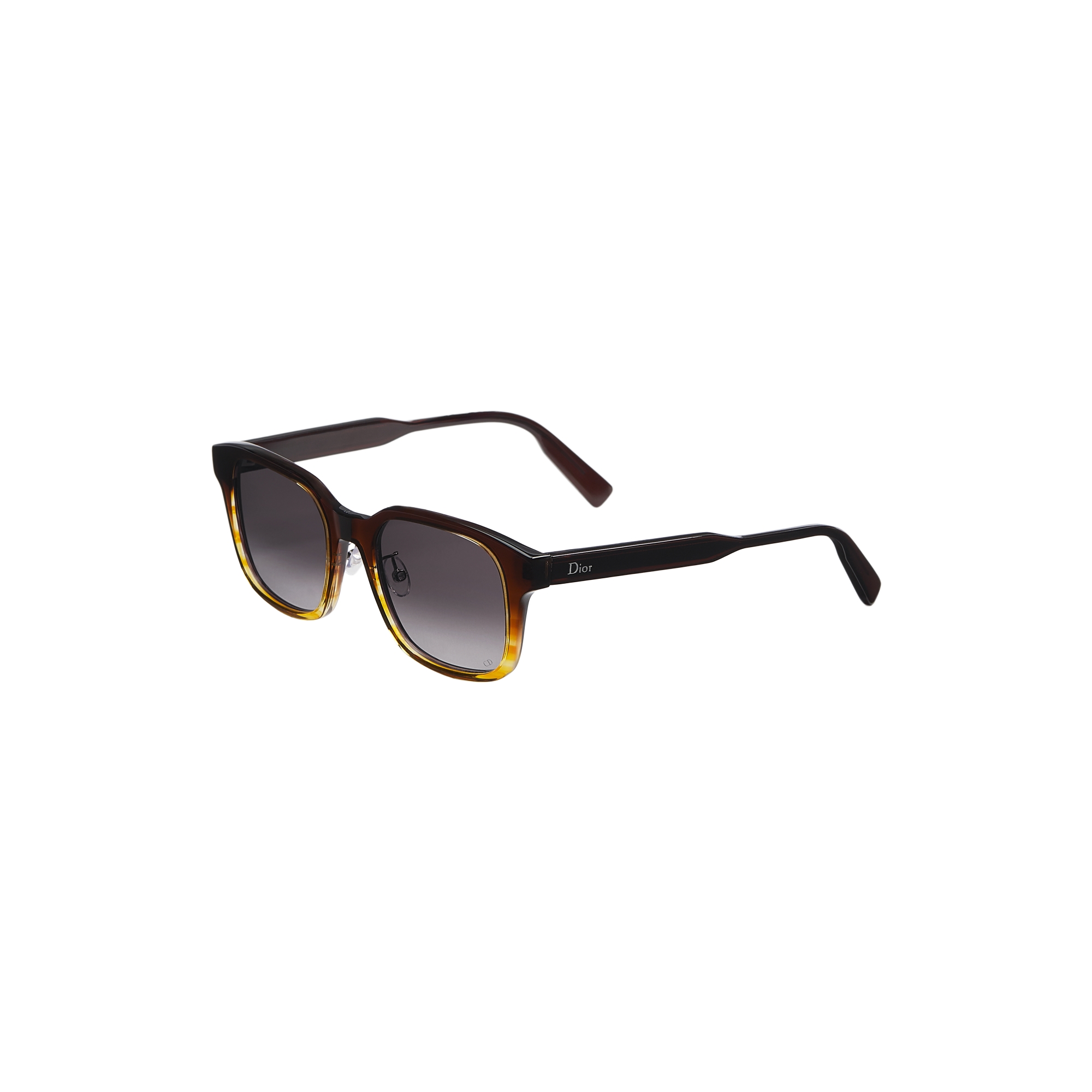  Brown Gradient Square Sunglasses