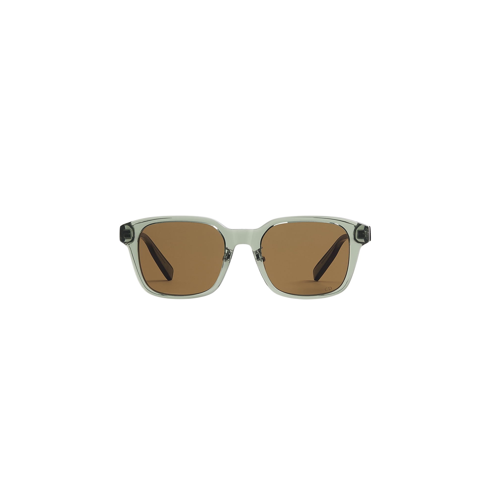 DioRibbon S1F Transparent Green Square Sunglasses E01