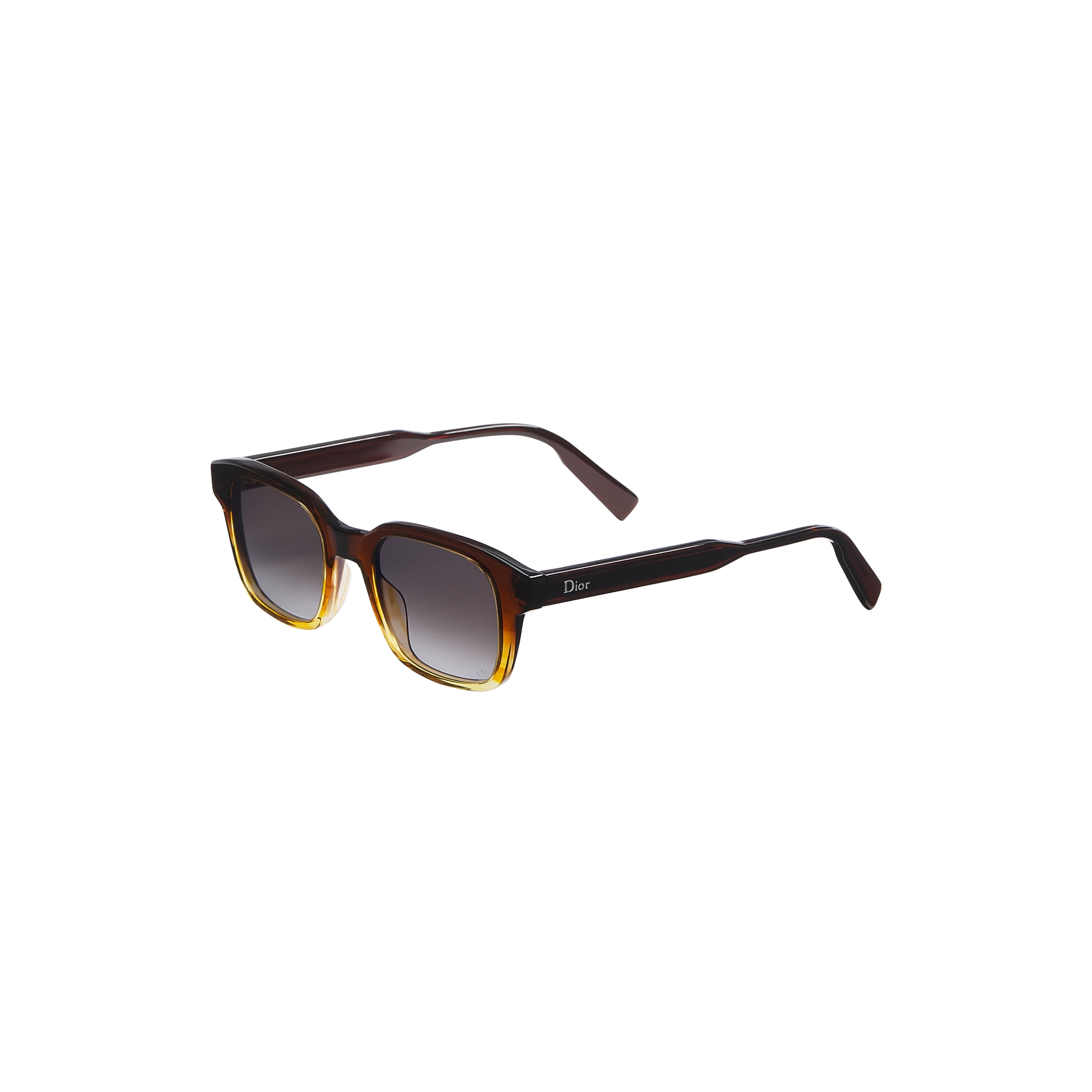  Brown Gradient Square Sunglasses